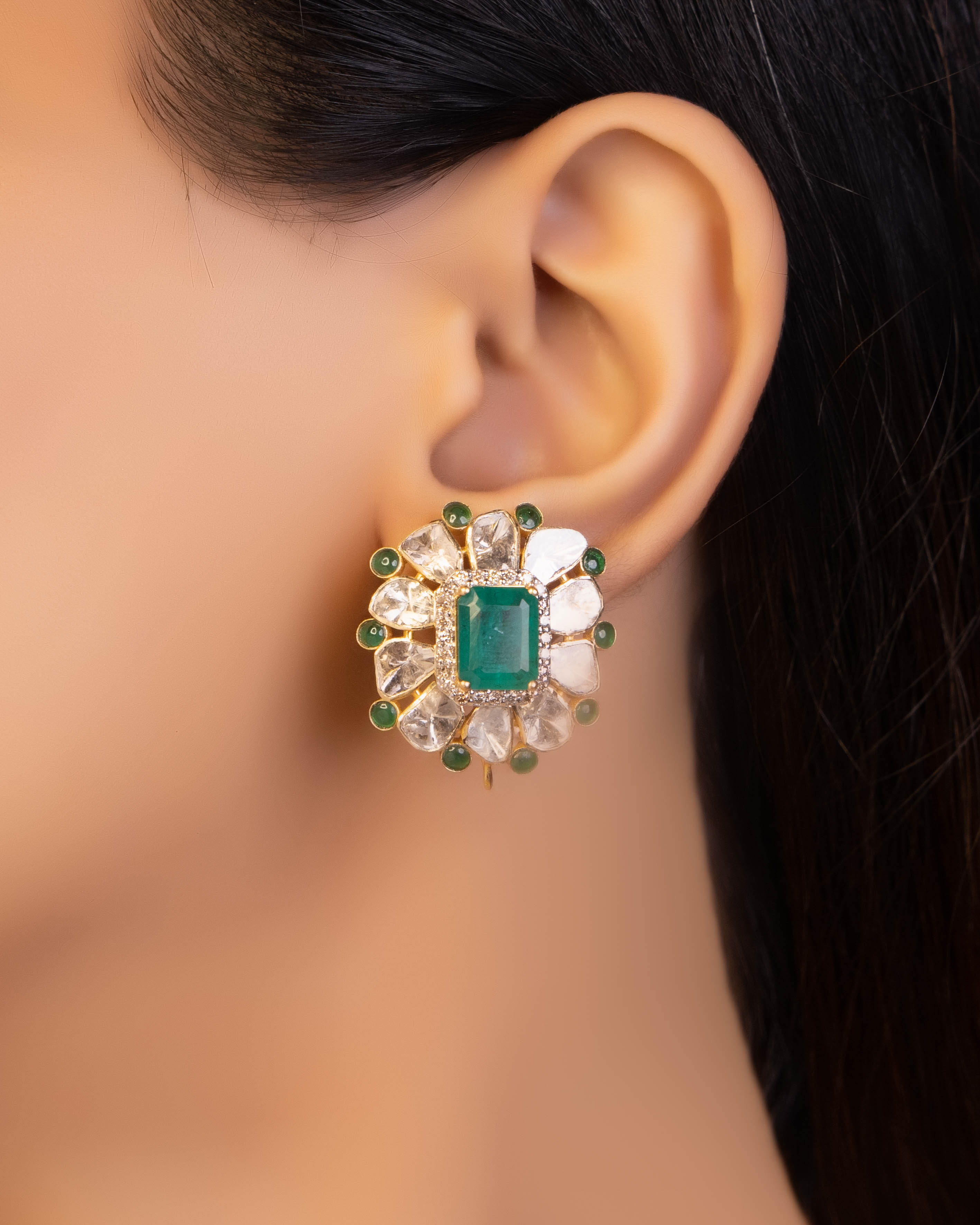 Ayesha Polki And Diamond Tops