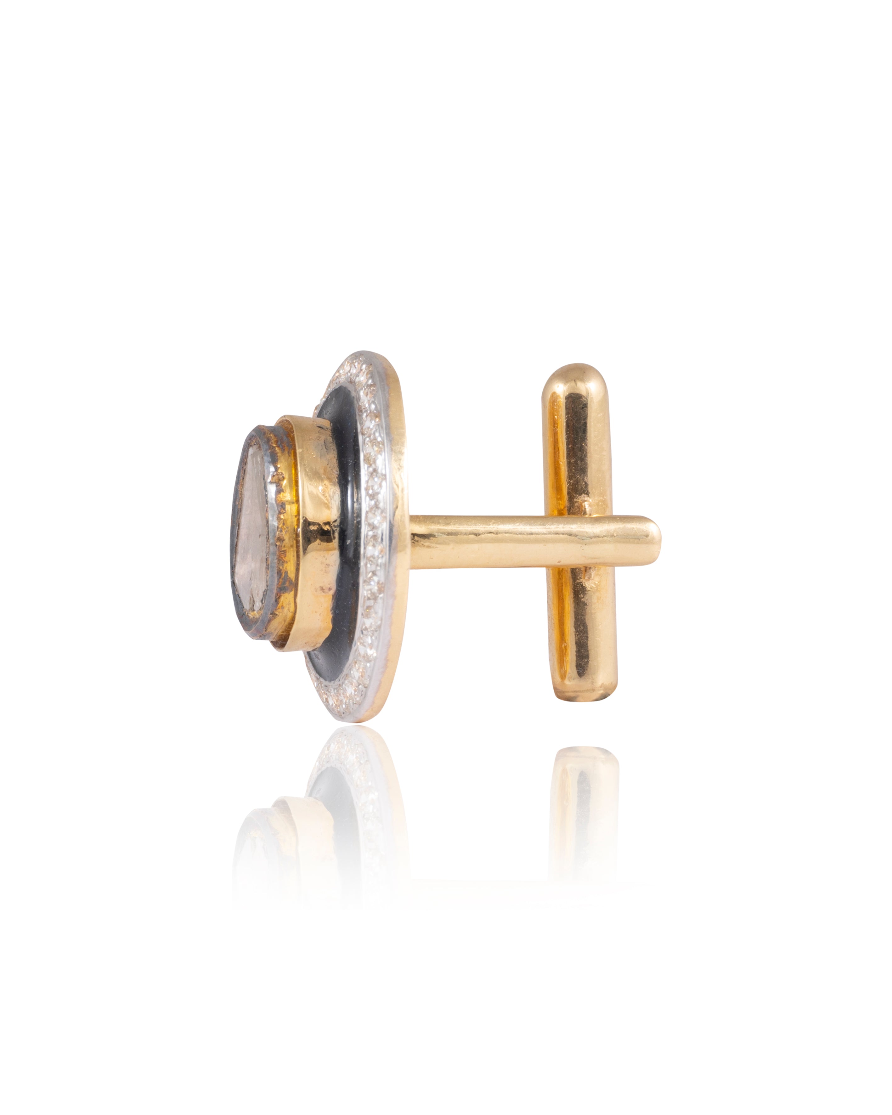 Priyank Diamond And Polki Cufflinks