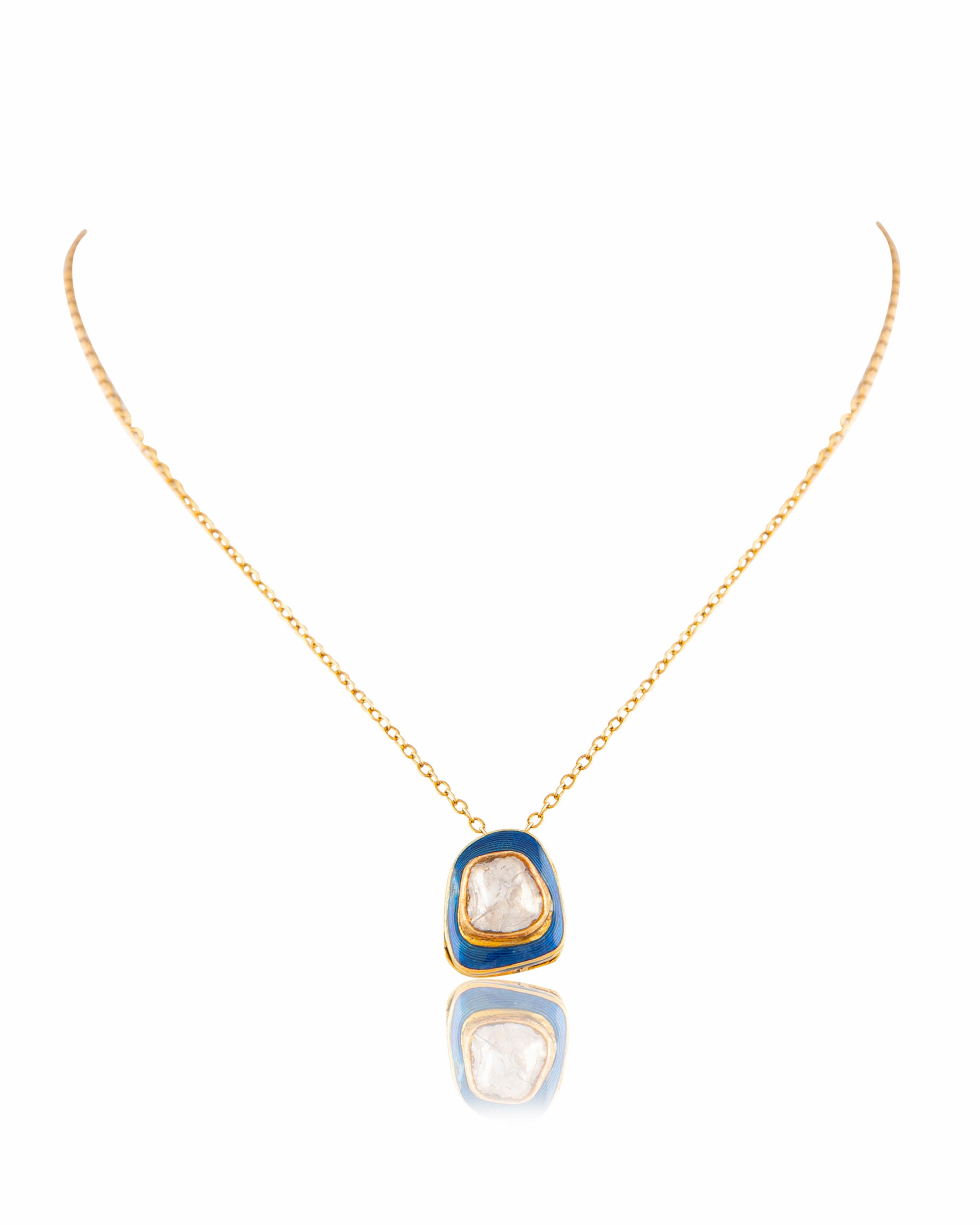 Krystal Polki Pendant