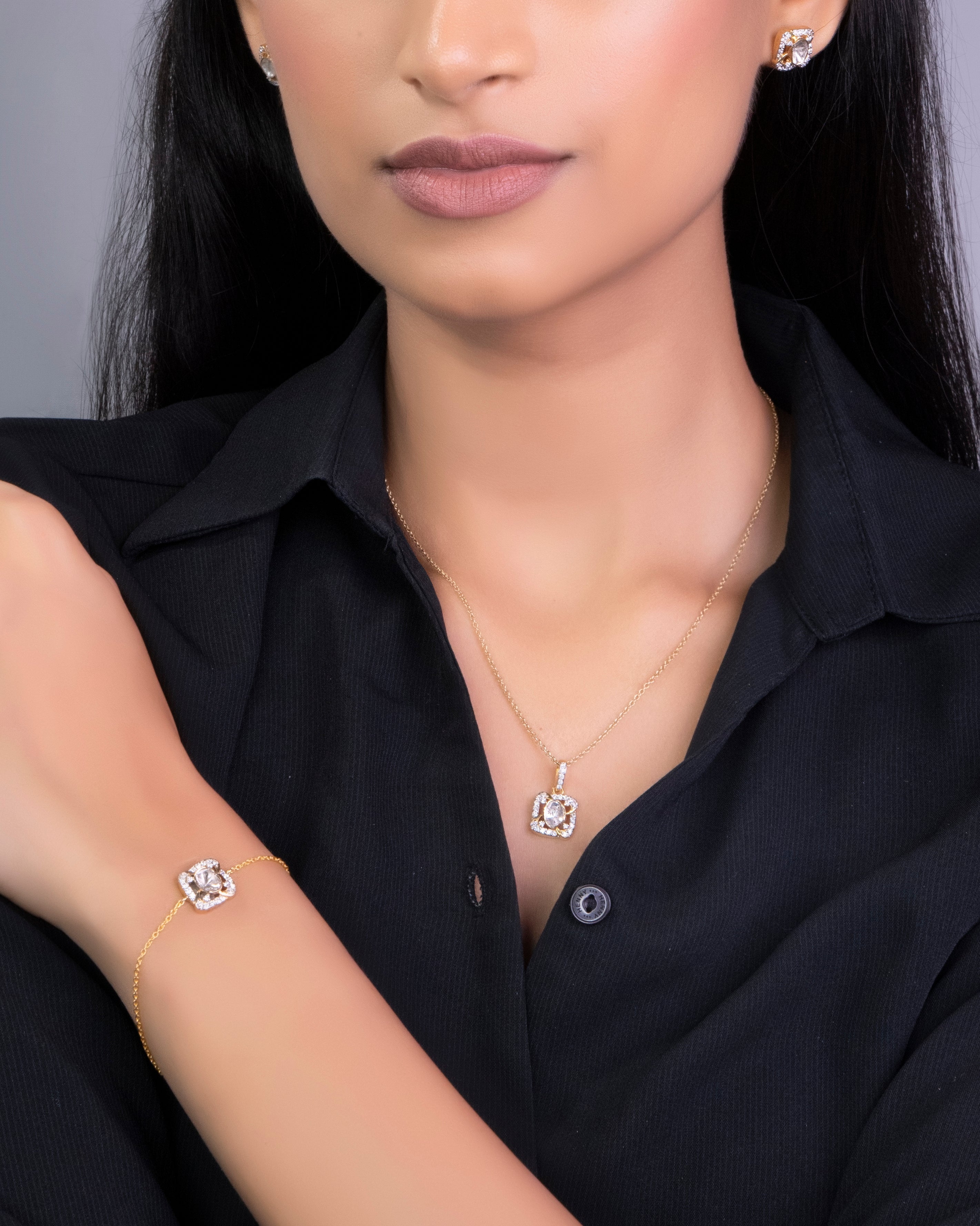 Debra Polki And Diamond Minimal Bracelet