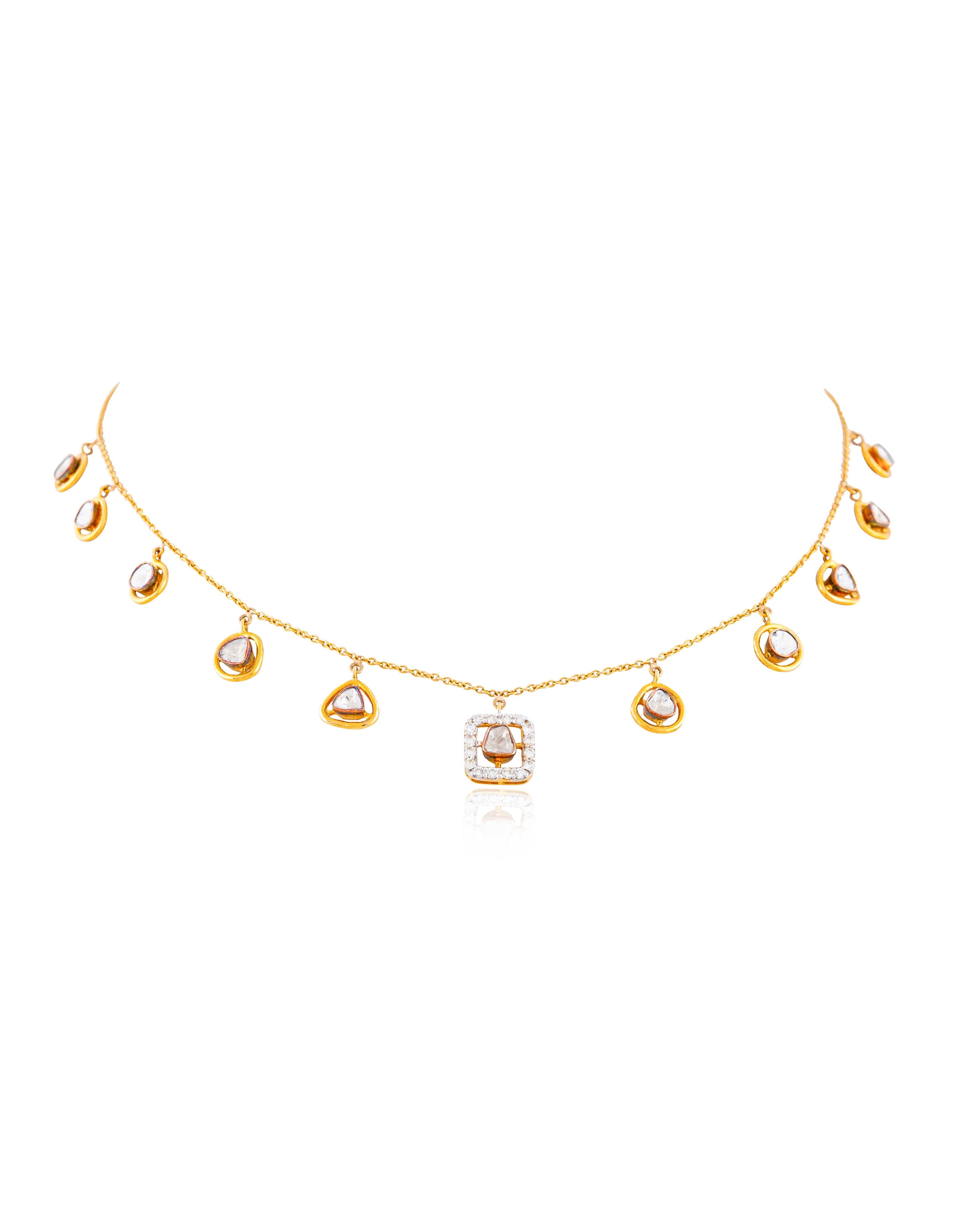 Kamila Polki And Diamond Pendant