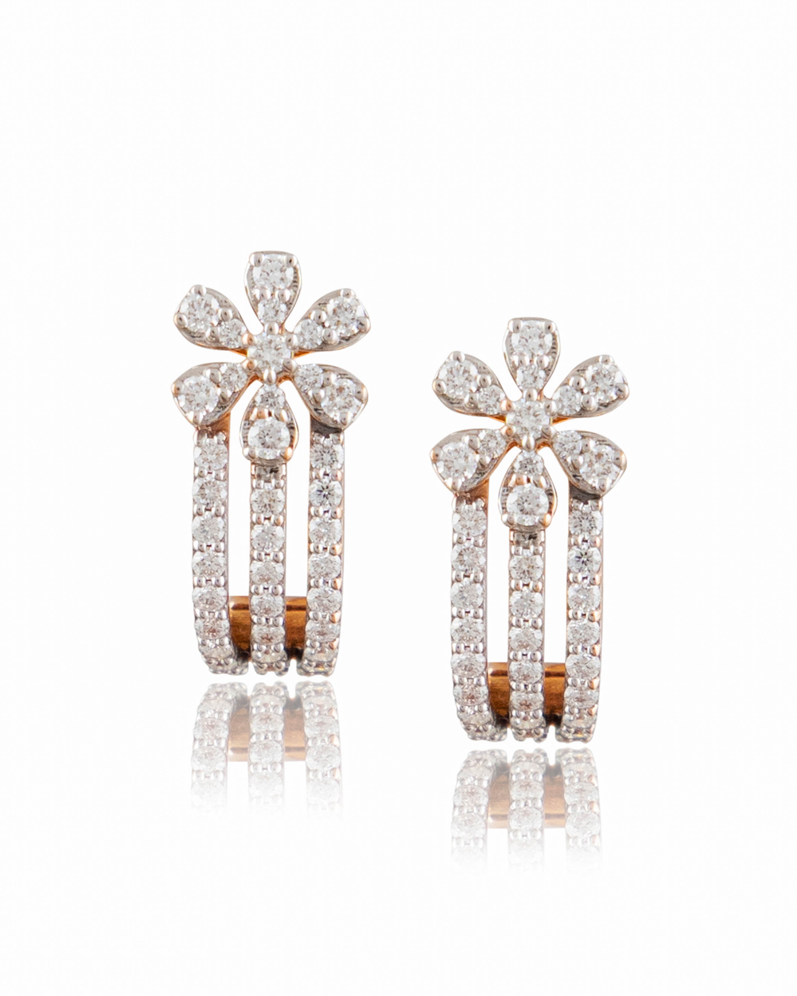 Diamond Long Earrings