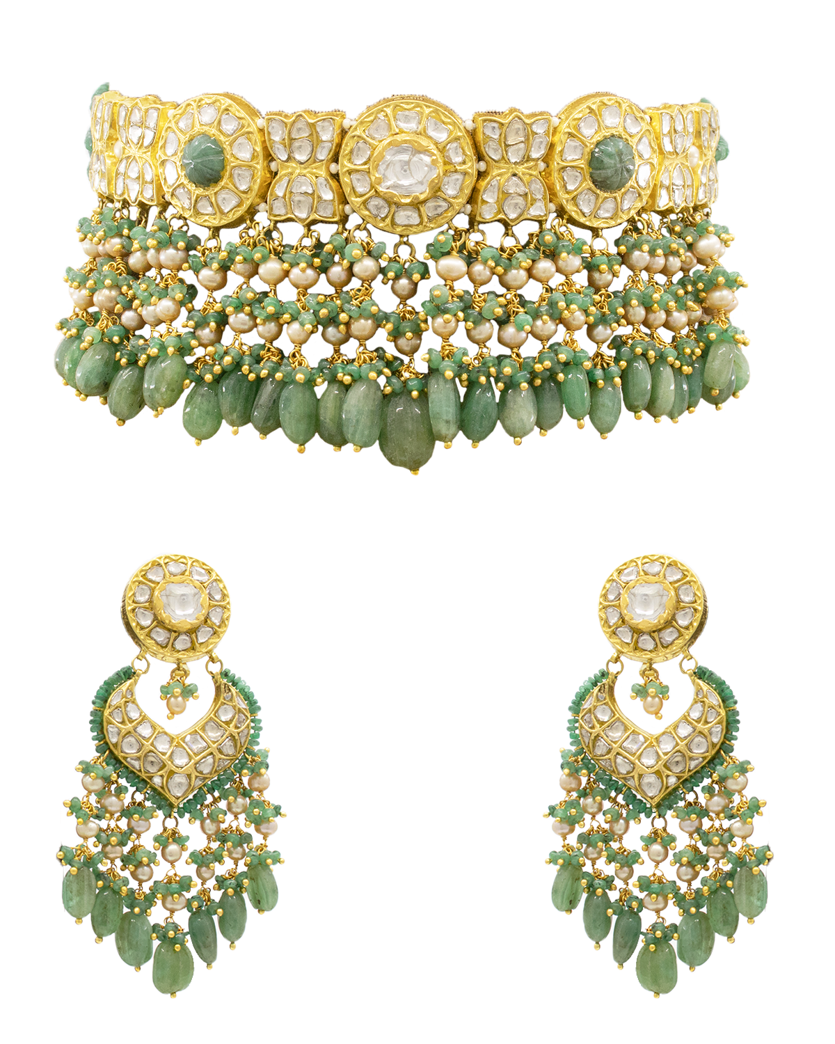 Lucy Choker and Heli Chandbalis Polki Set