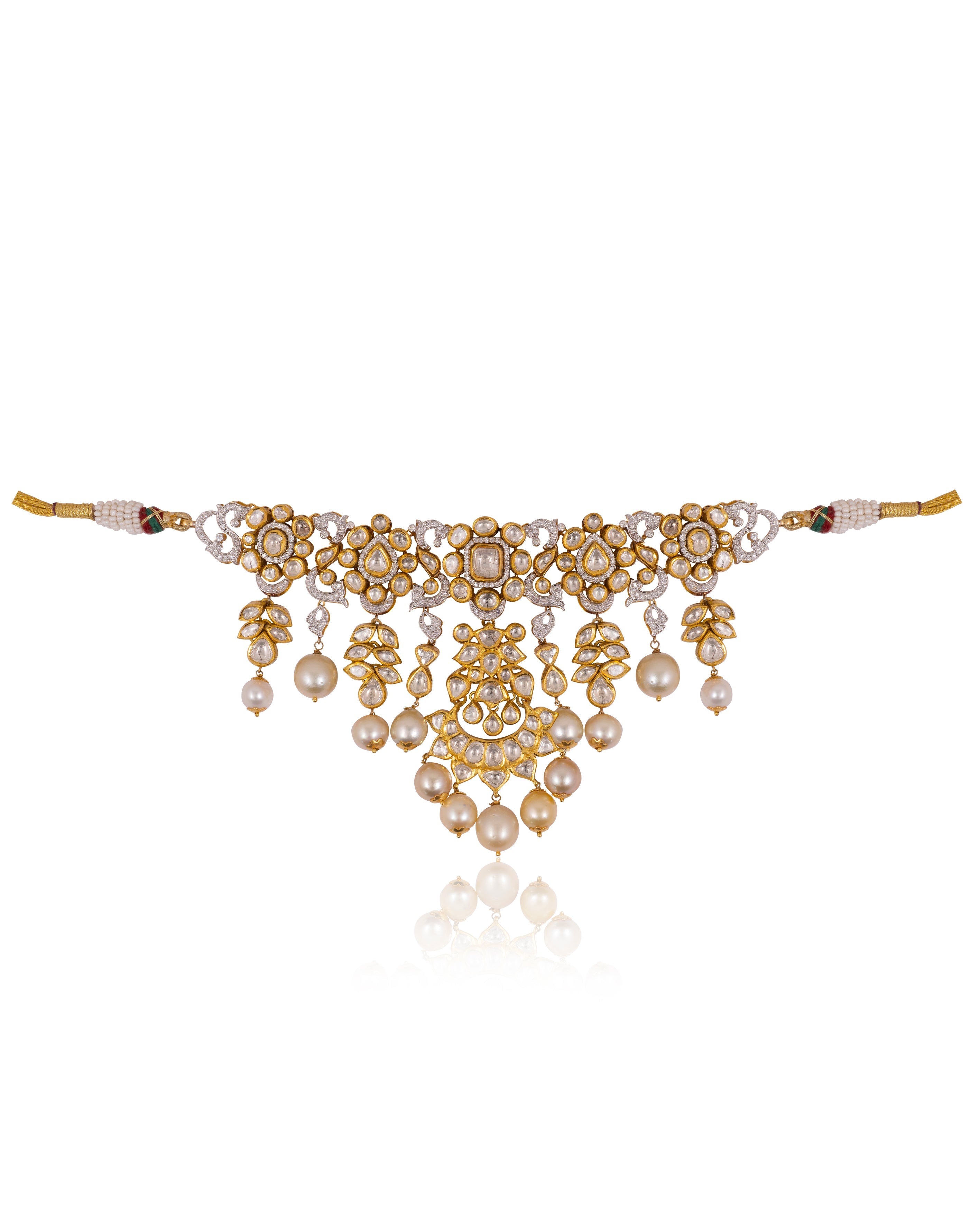 Ritisha Polki And Diamond Chokers