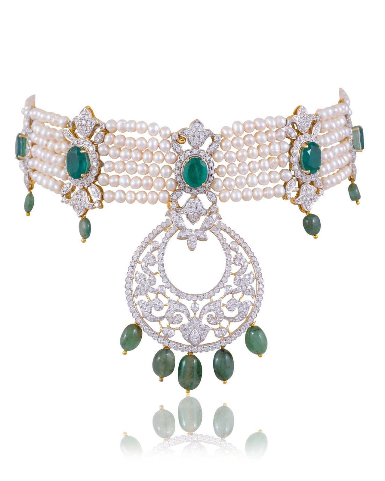 Kruti Diamond Bead Choker