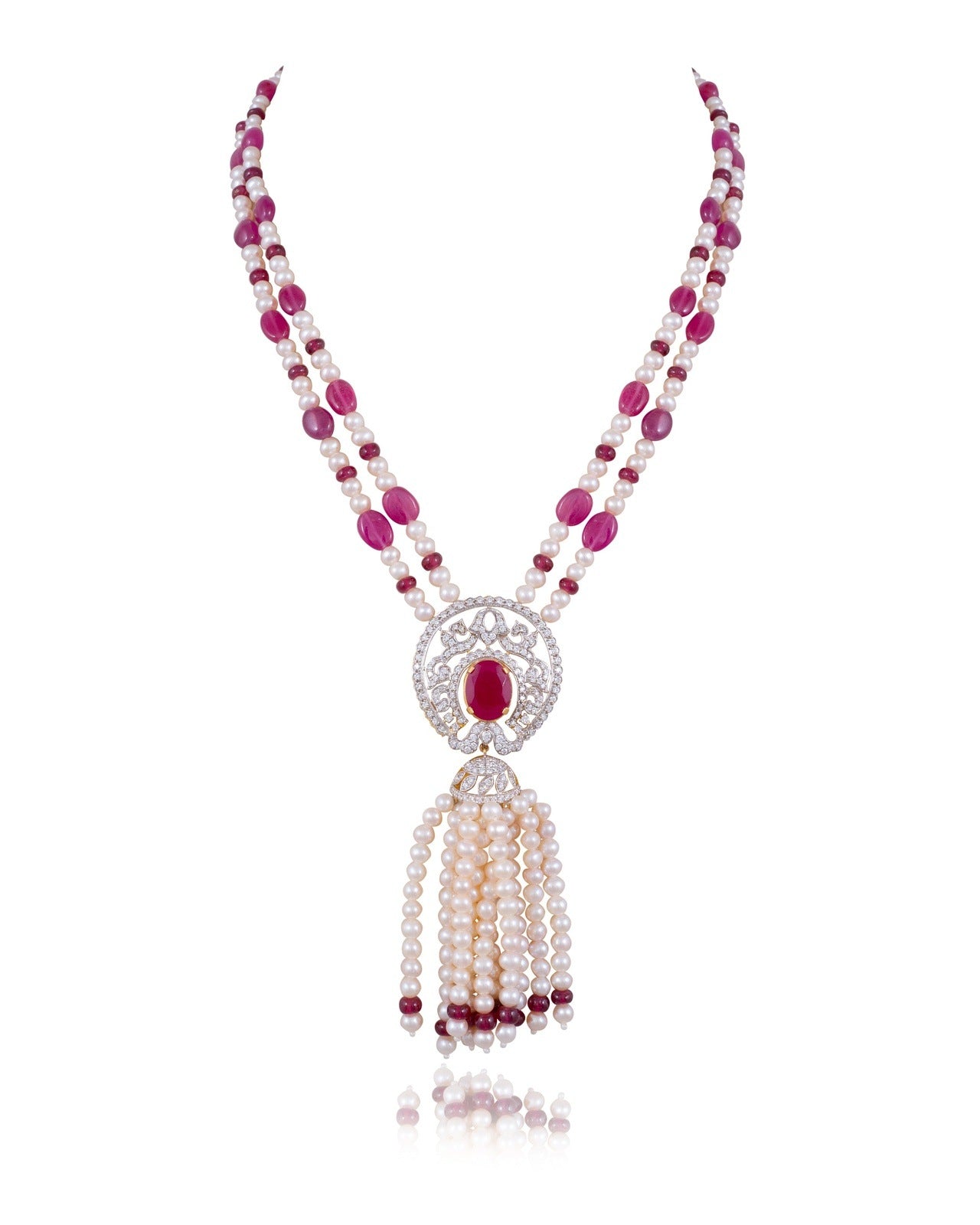 Yogita Diamond Bead Pendant