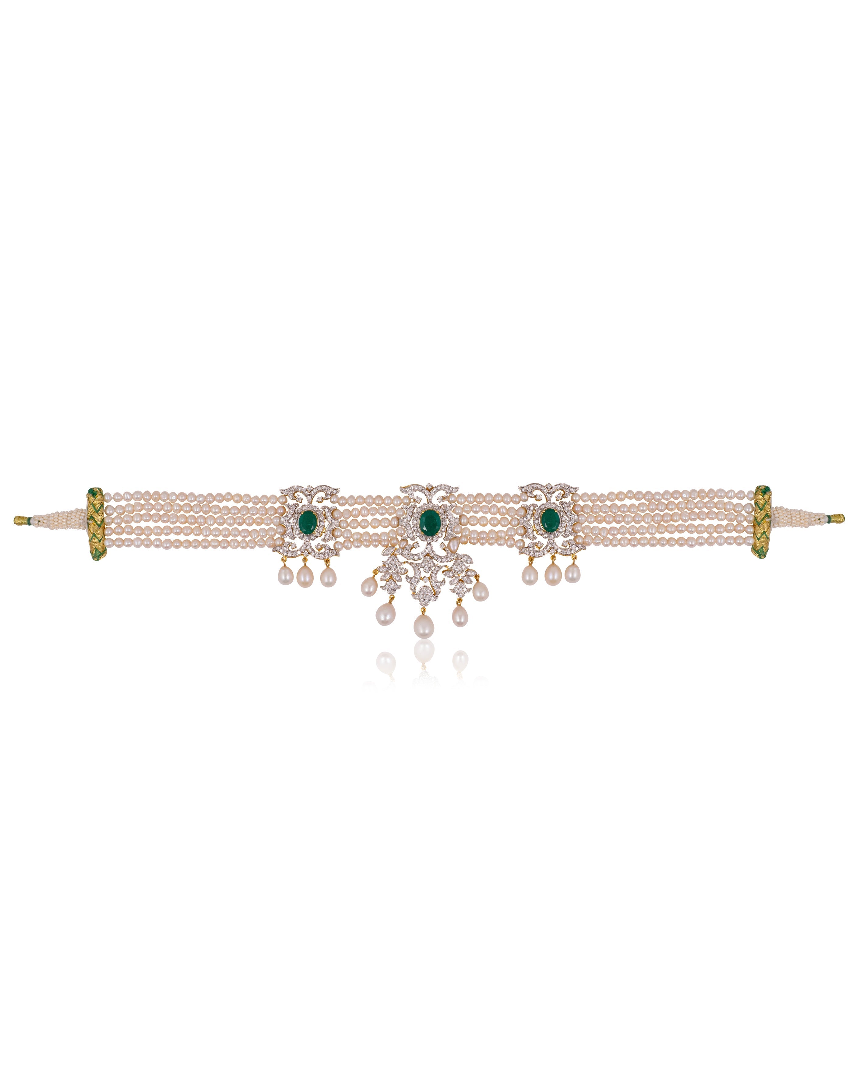 Sonia Diamond Bead Choker