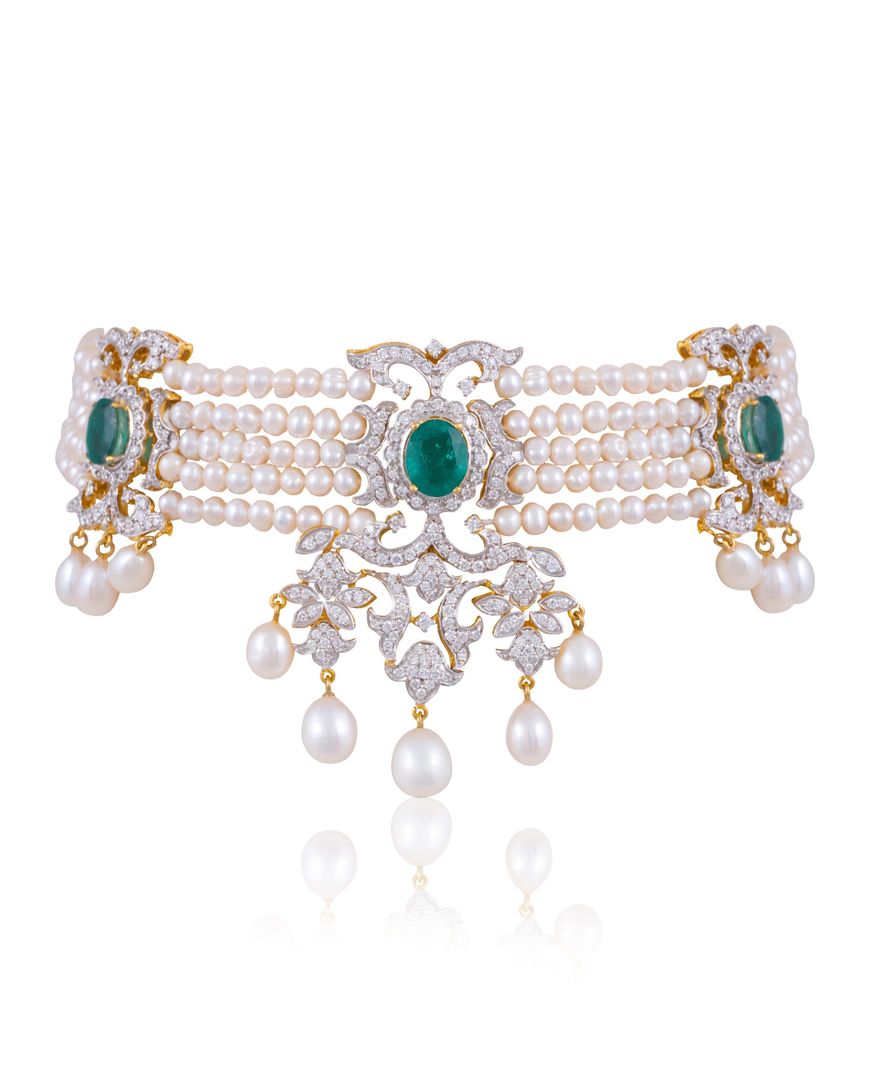 Sonia Diamond Bead Choker