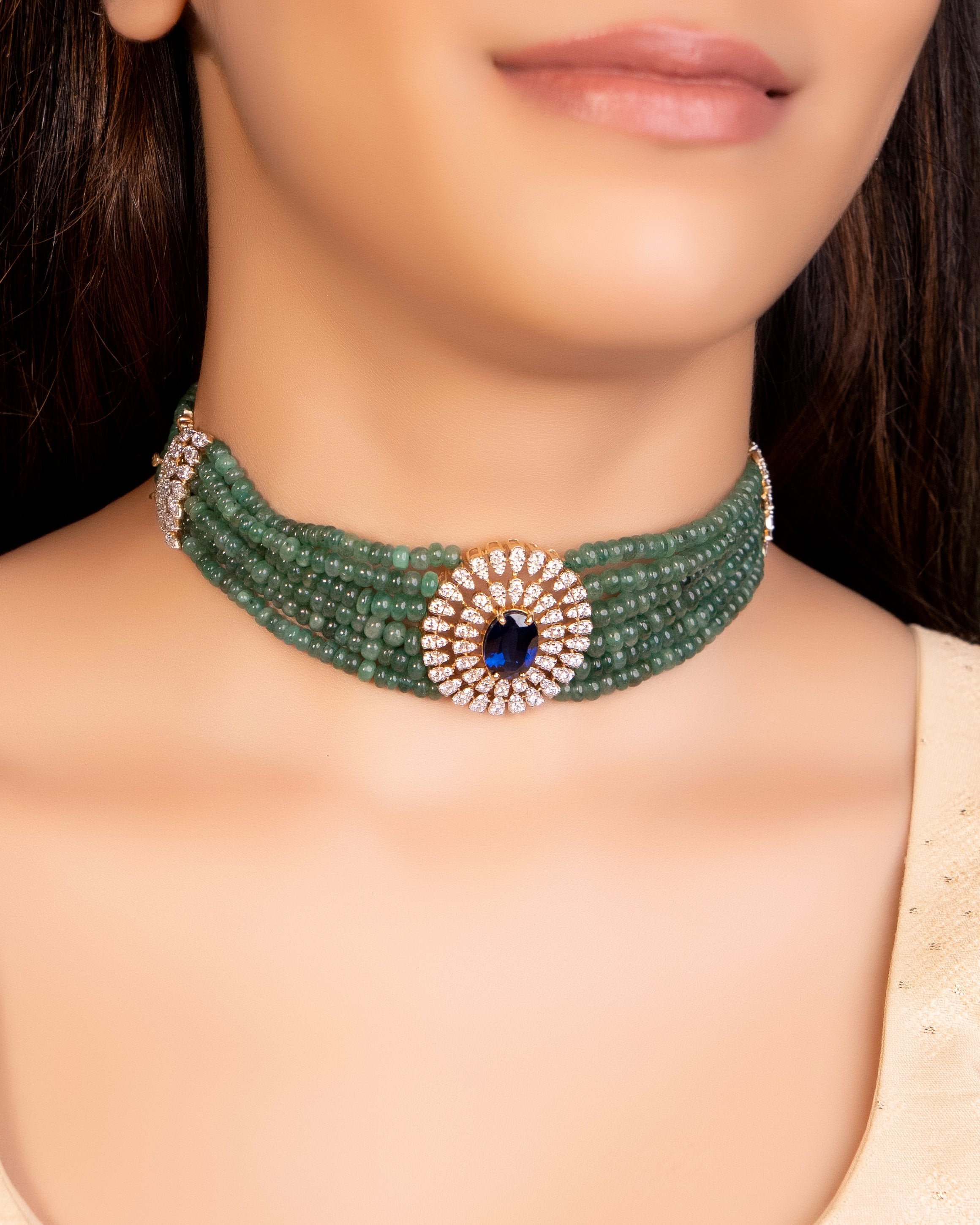 Ritika Diamond Bead Choker