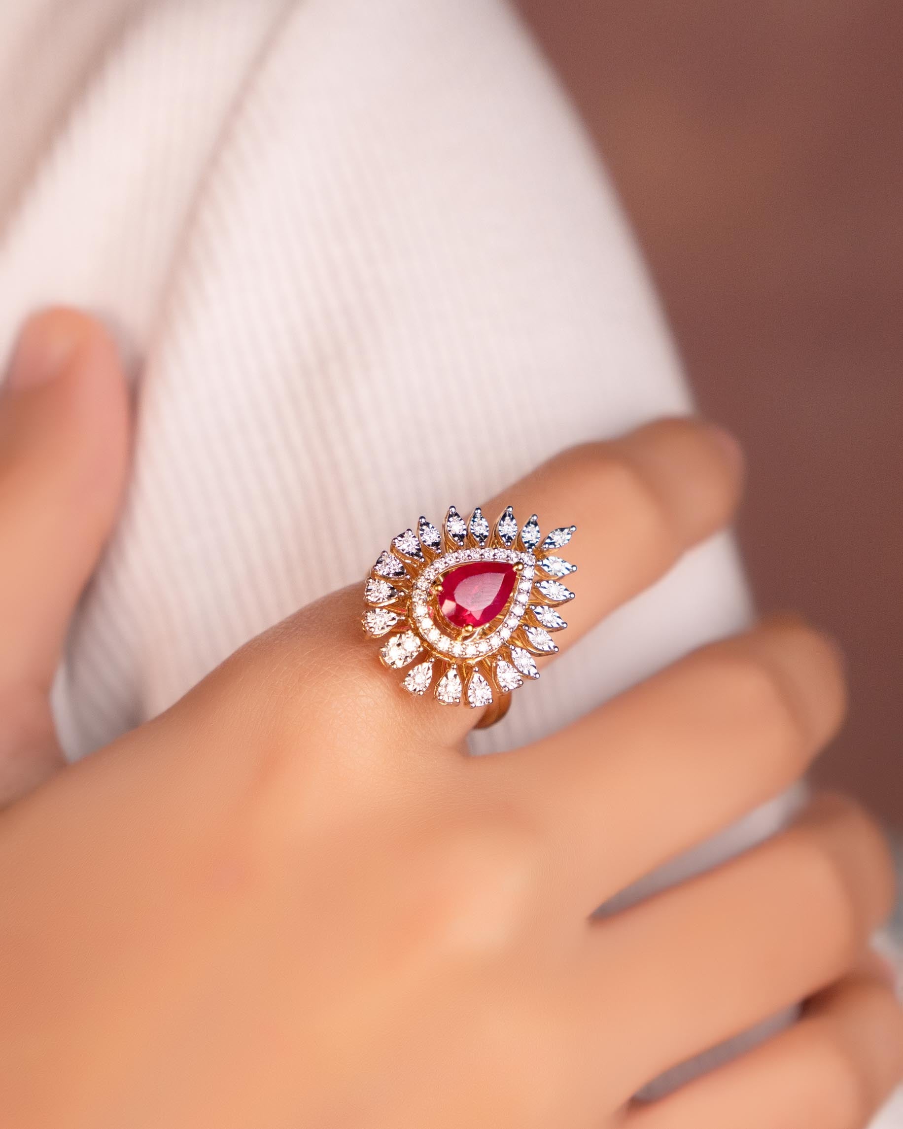 Manjari Diamond Ring