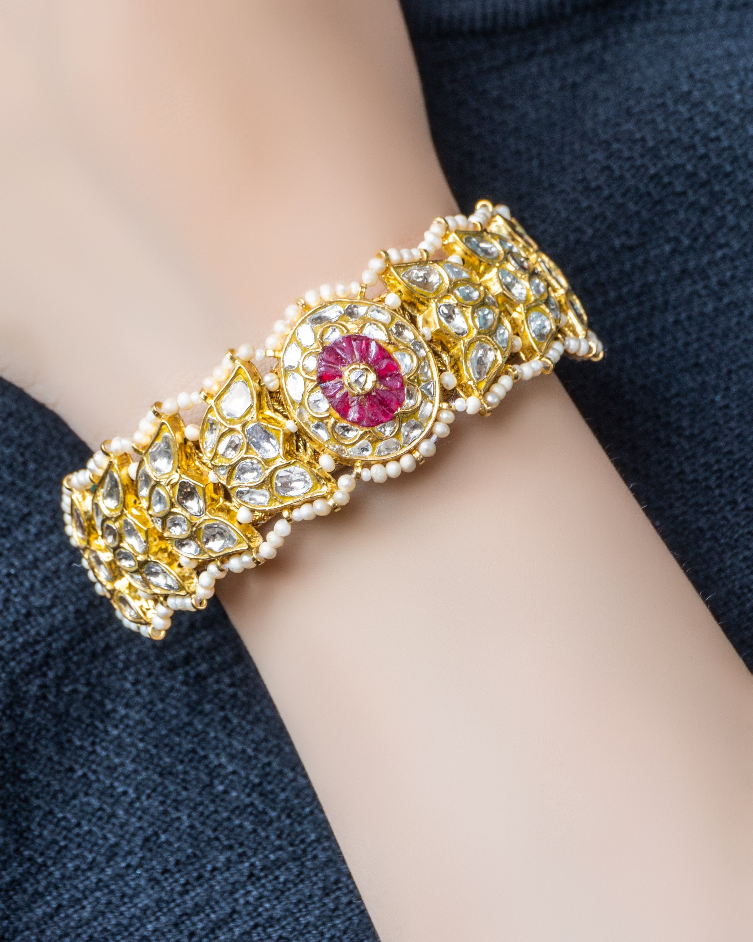 Prabha Polki Bracelet - NO ORDERS