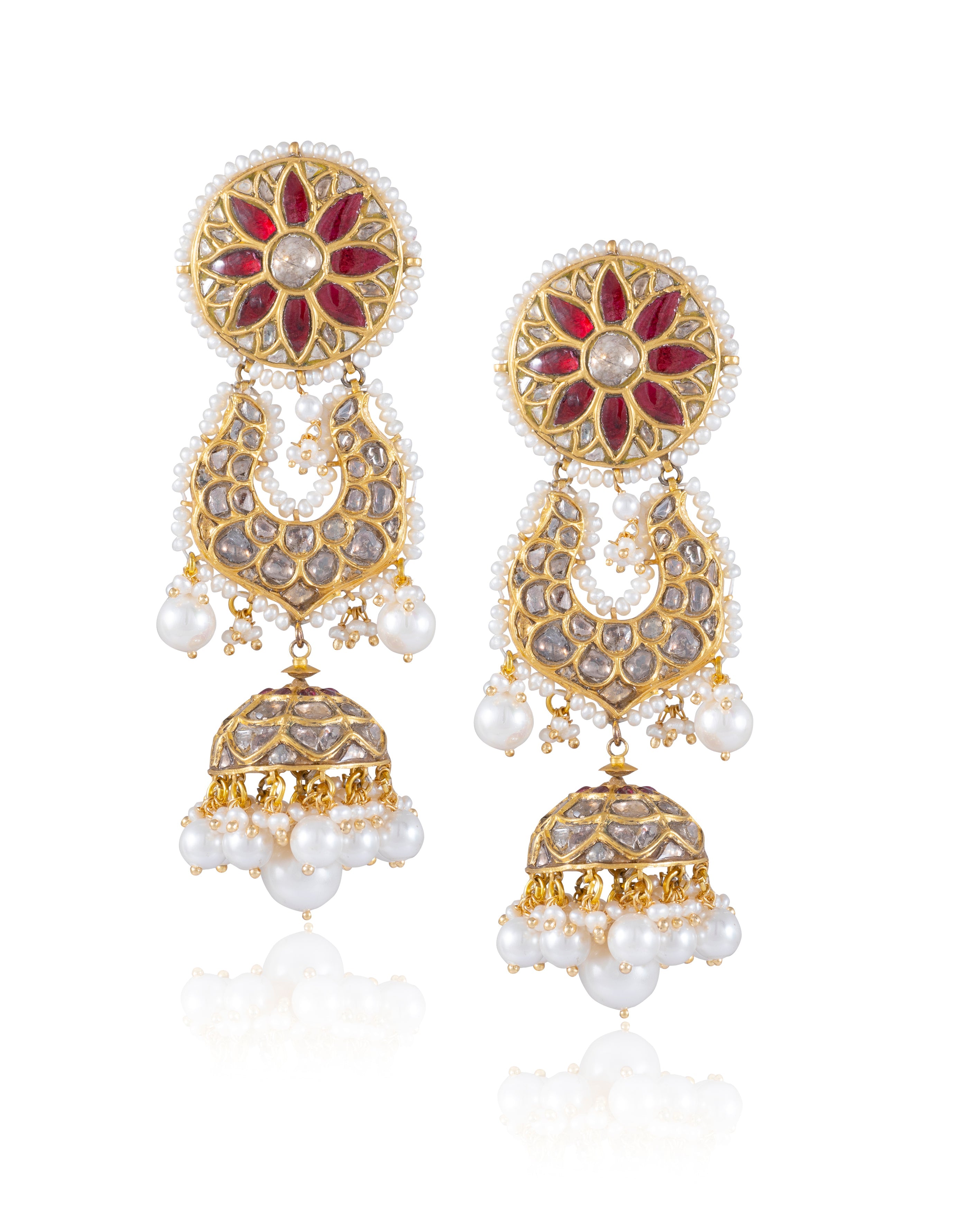 Sharmin Polki Chandbalis