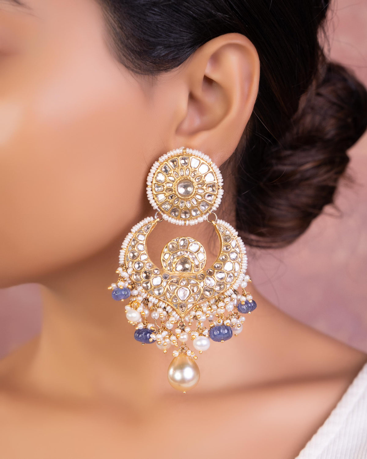 Meenal Polki Chandbalis