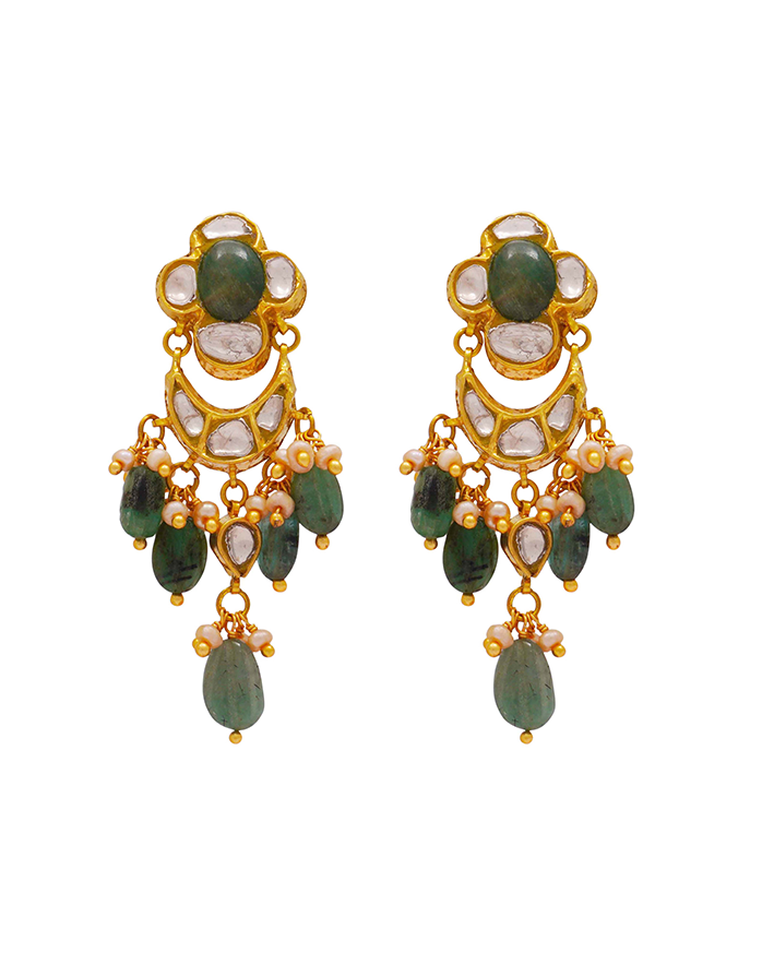 Ghizlan Polki Chandbalis