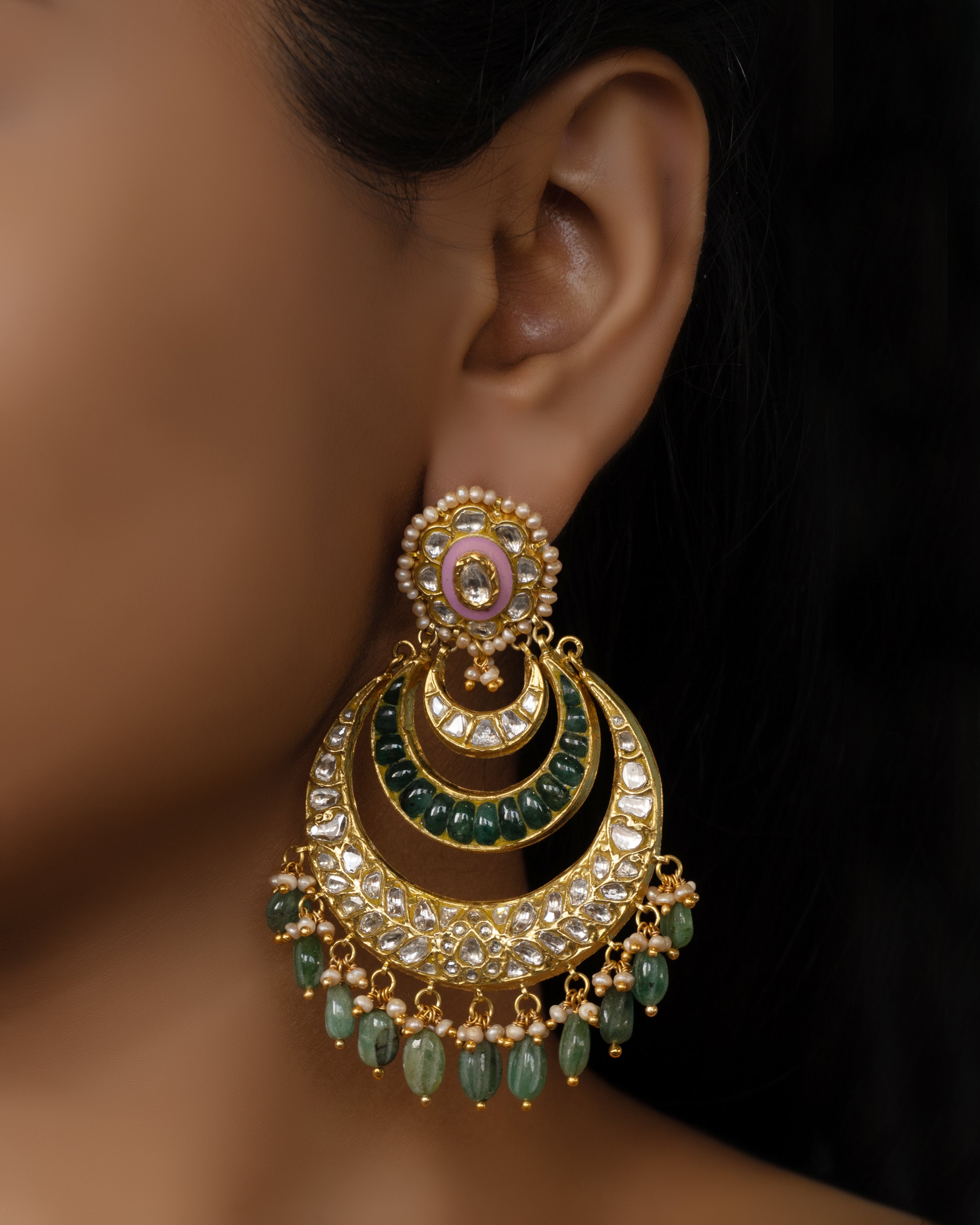 Shruti Polki Chandbalis