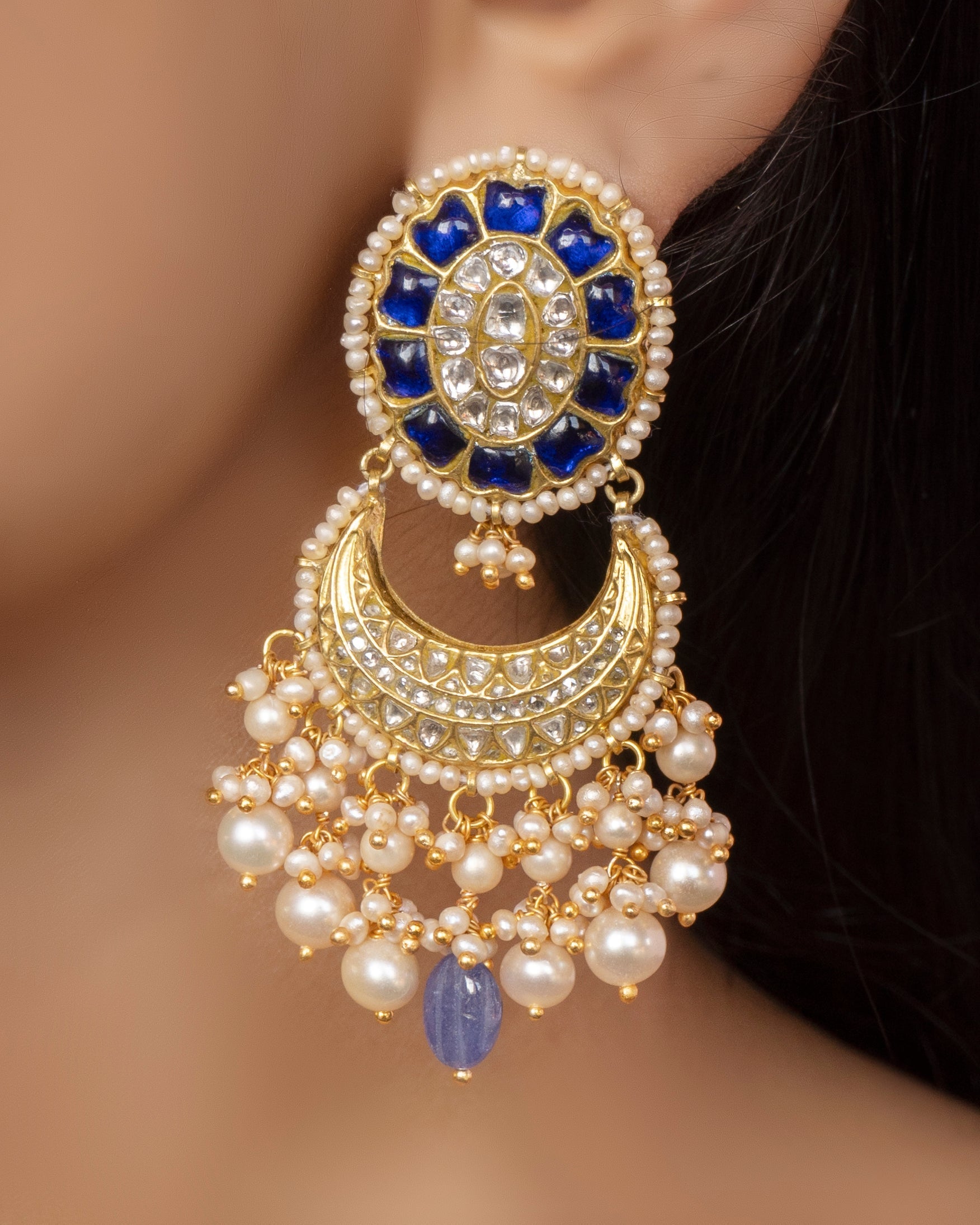 Kailash Polki Chandbalis