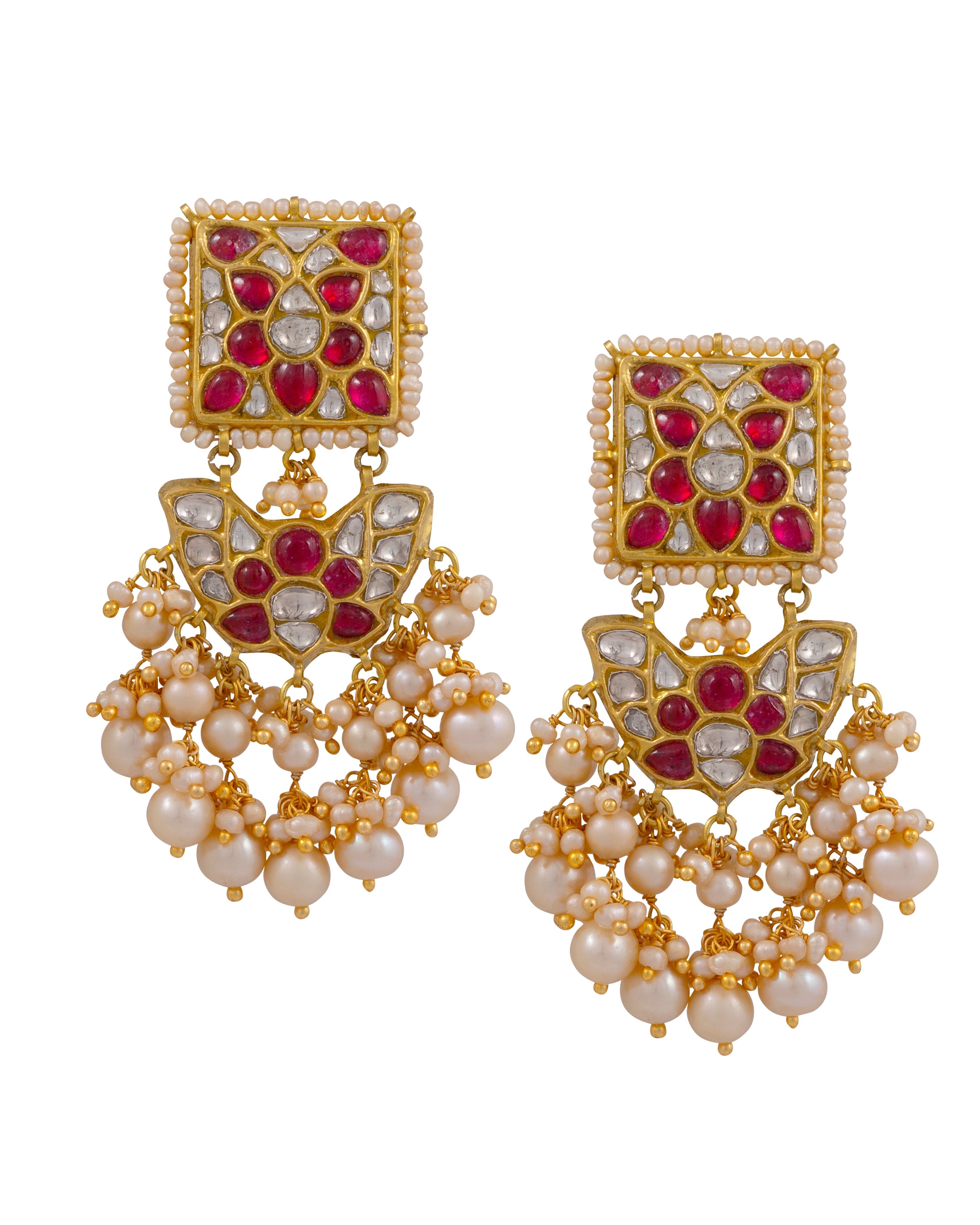 Shaili Polki Chandbalis - NO ORDERS