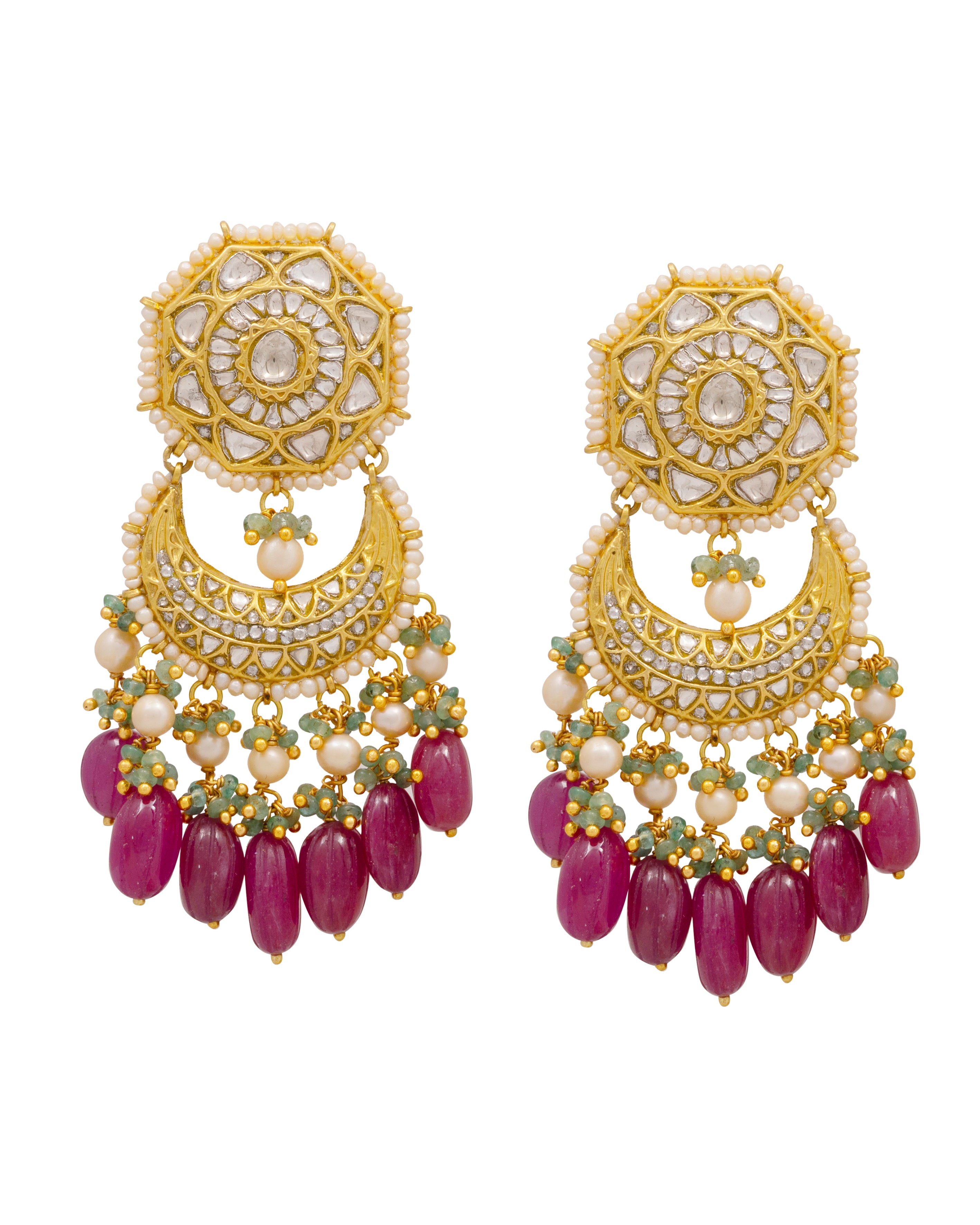 Lubaina Polki Chandbalis