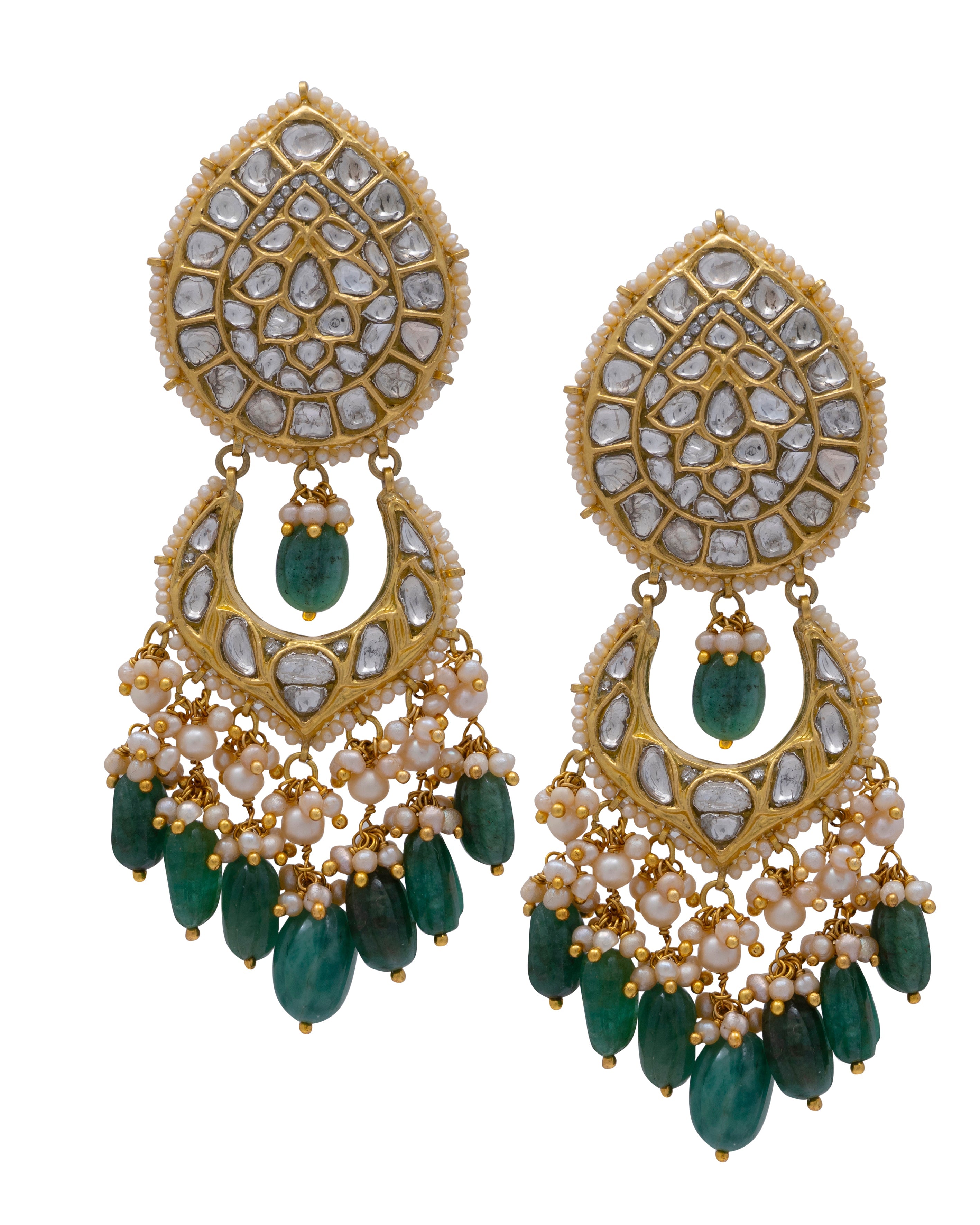 Cherima Polki Chandbalis