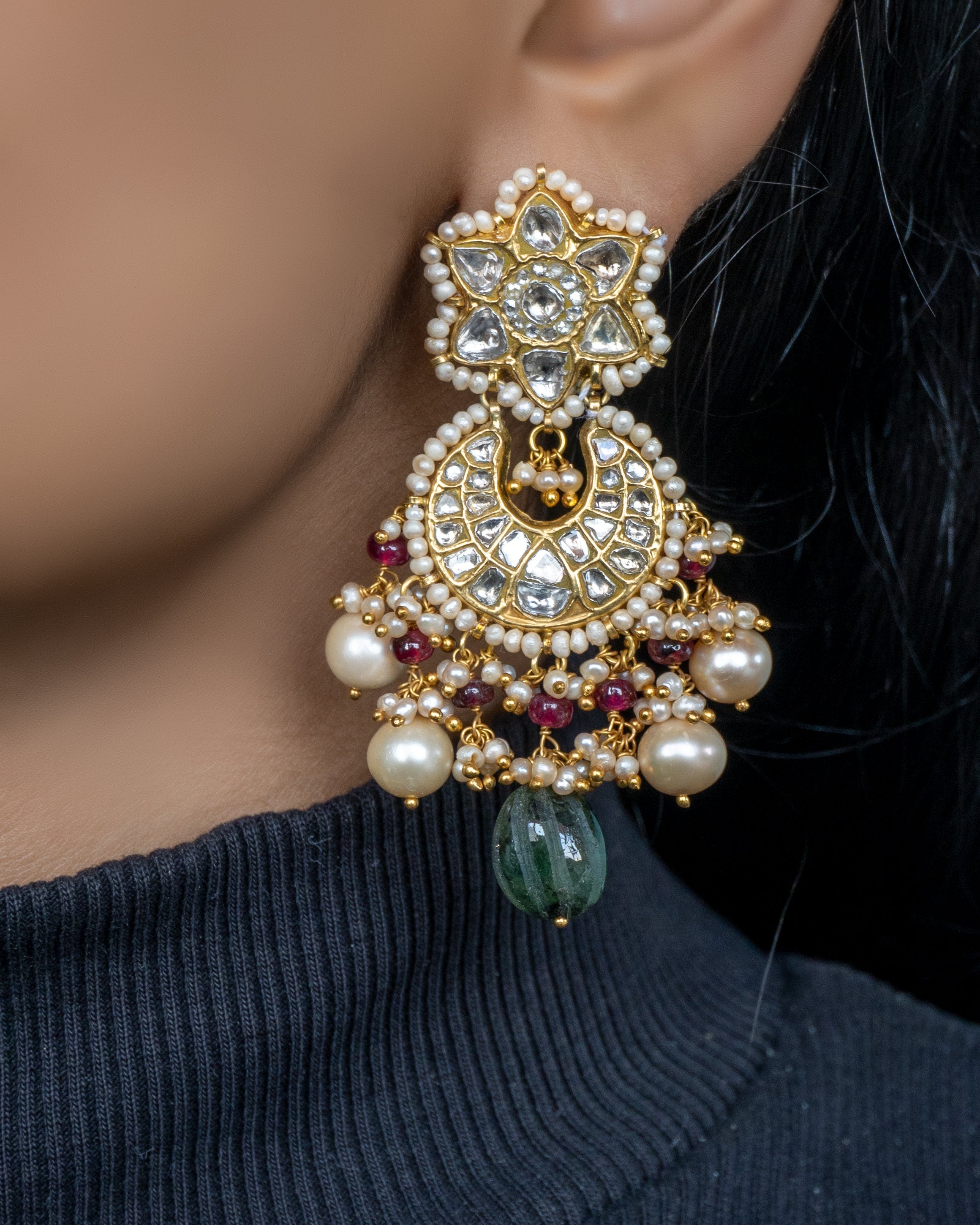 Zill Polki Chandbalis