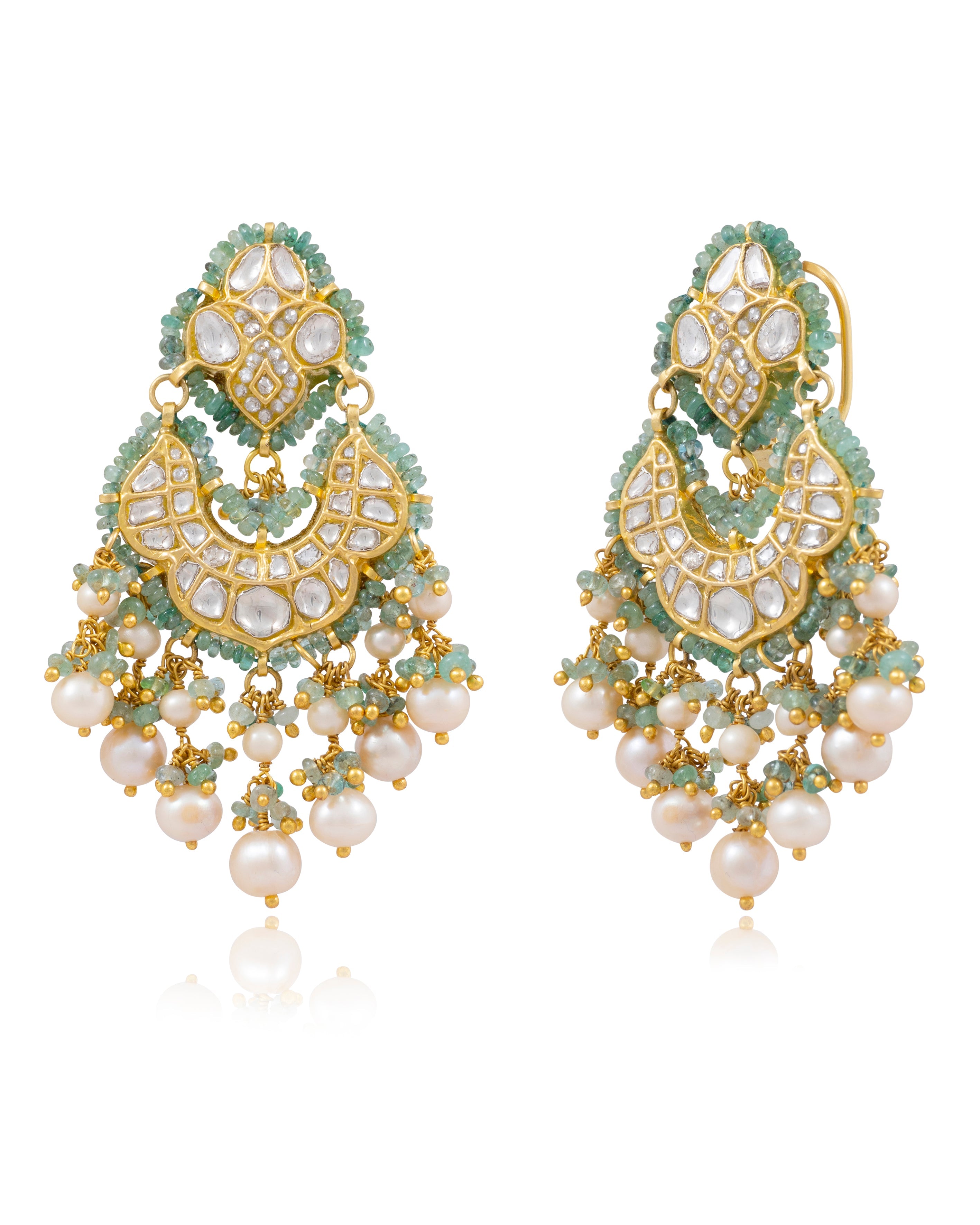 Shubangi Polki Chandbalis