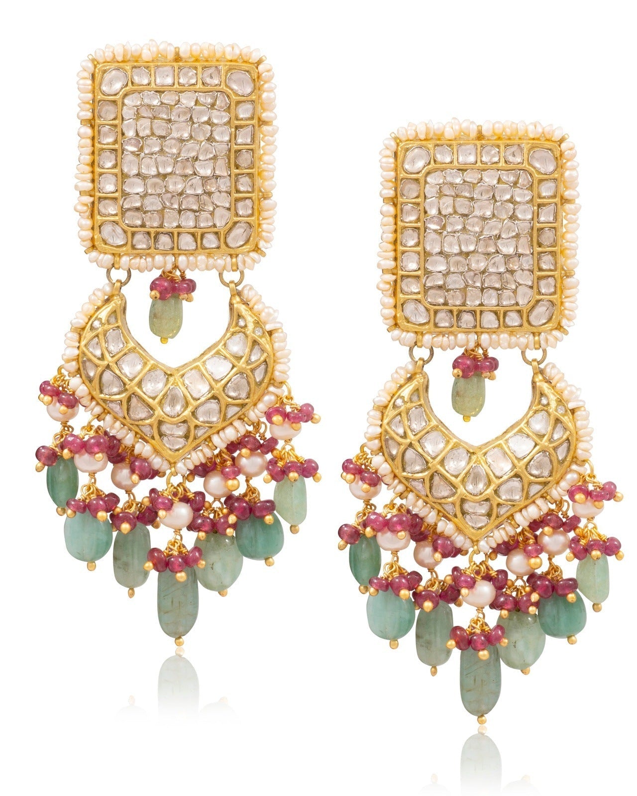 Vidya Polki Chandbalis - NO ORDERS