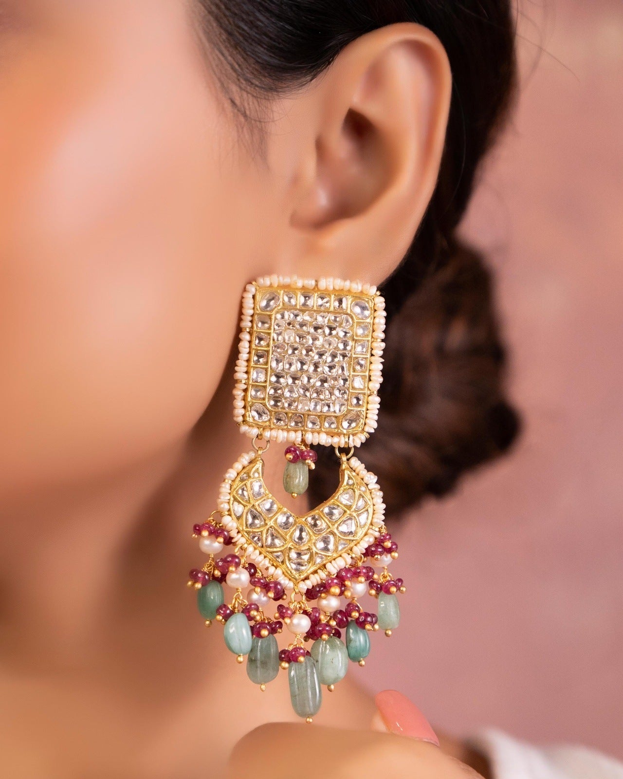 Vidya Polki Chandbalis - NO ORDERS