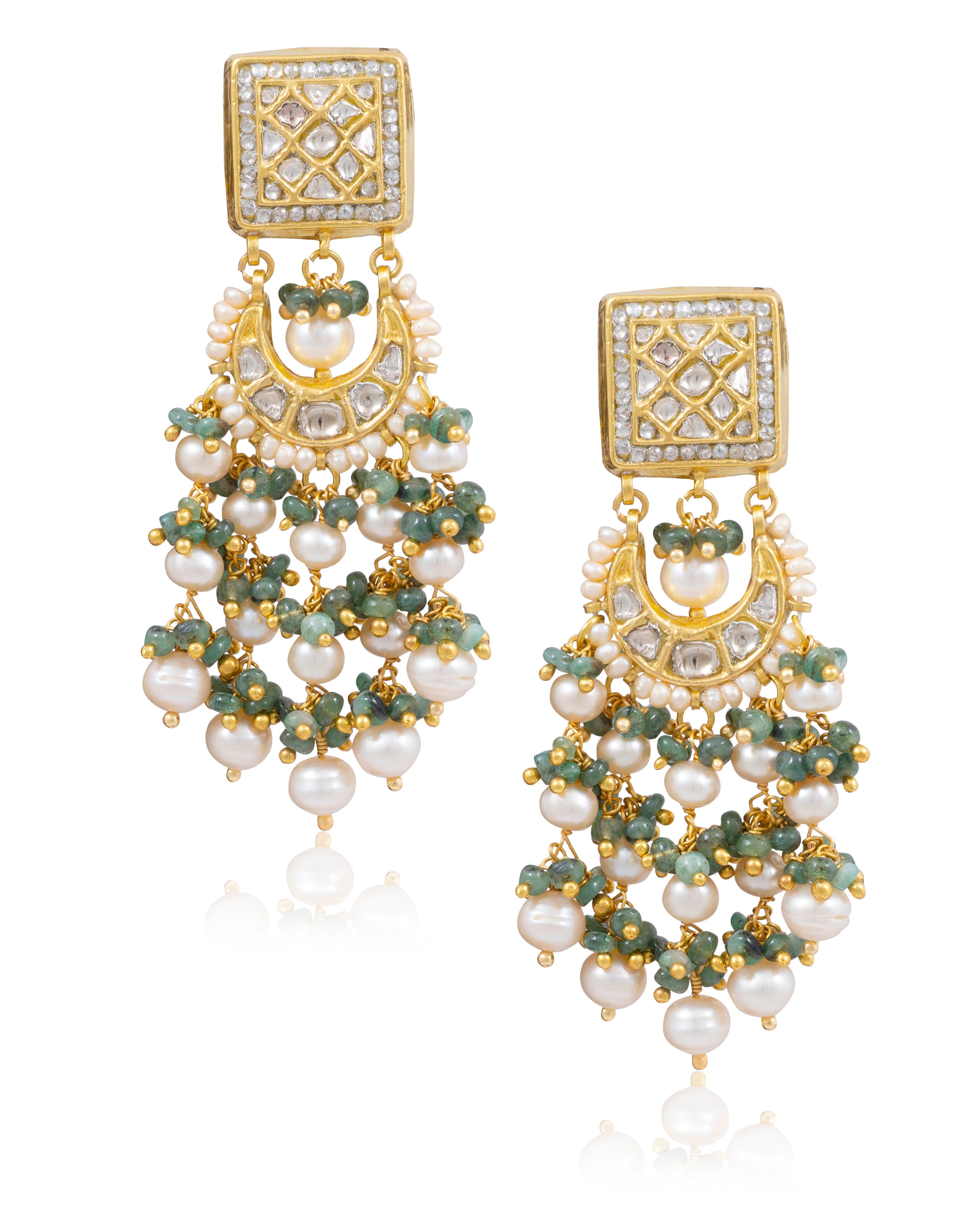 Ashwini Choker And Riddhi Chandbalis Polki Set