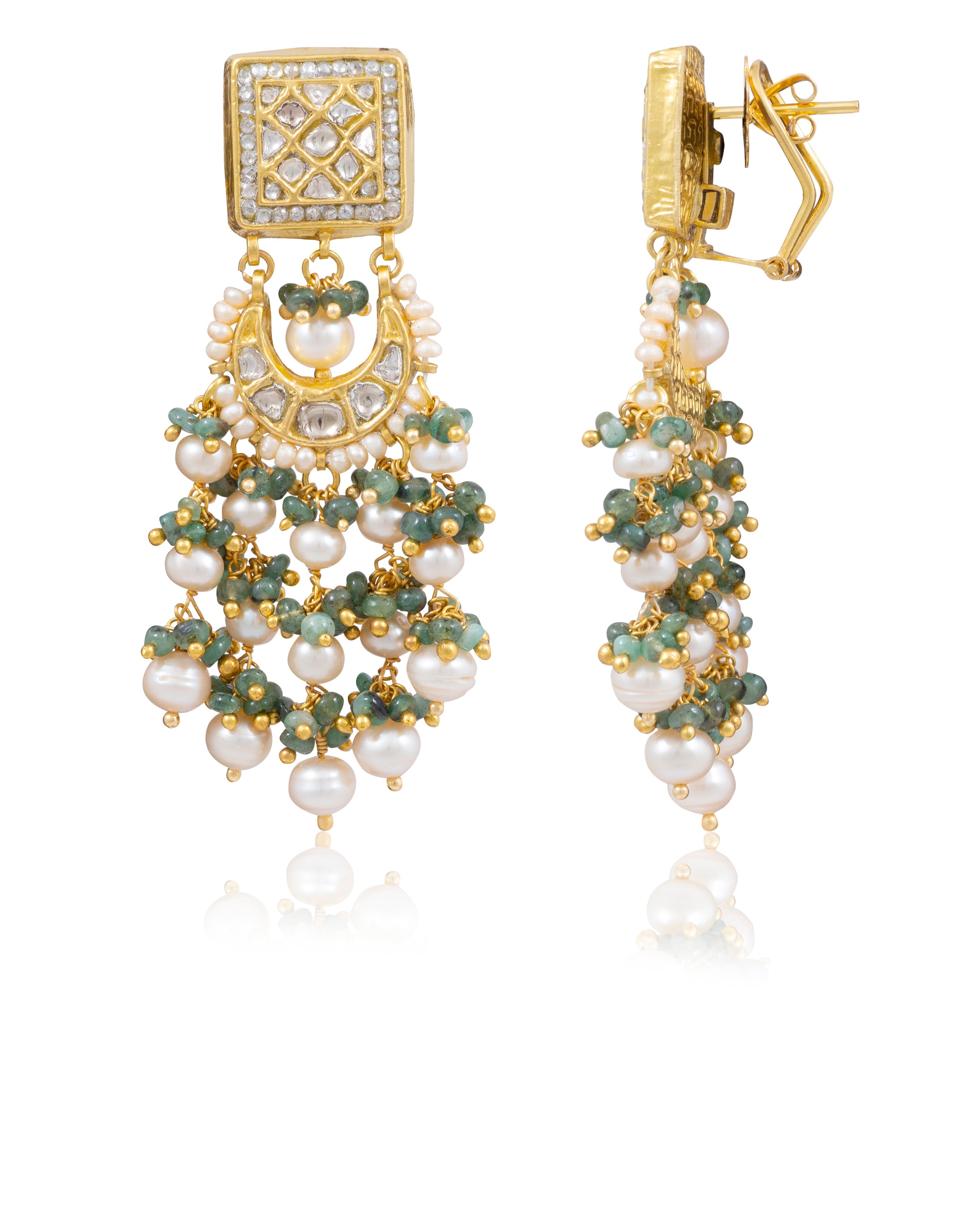 Ashwini Choker And Riddhi Chandbalis Polki Set