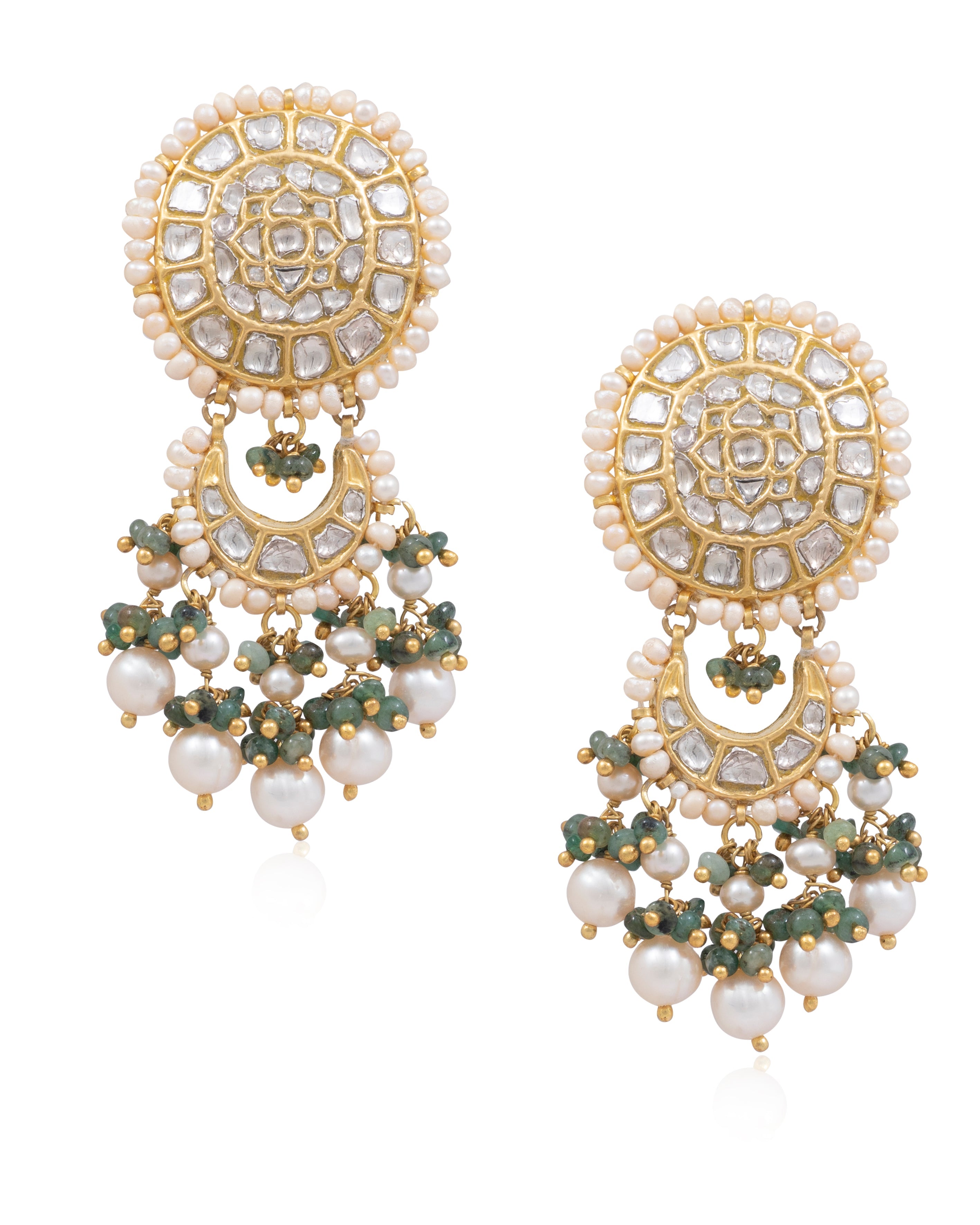 Fatima Choker And Avni Chandbalis Polki Set