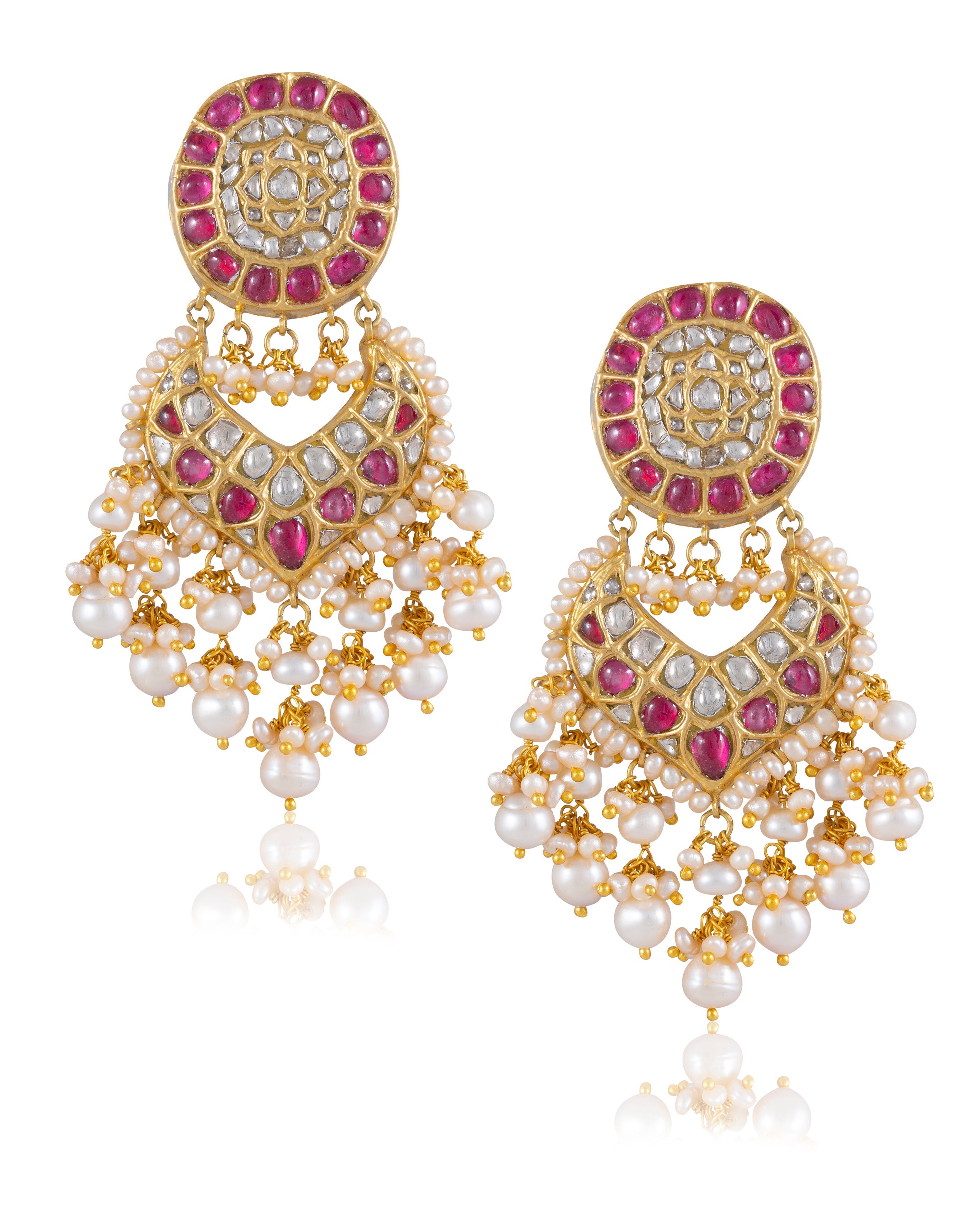 Anshika Polki Chandbalis