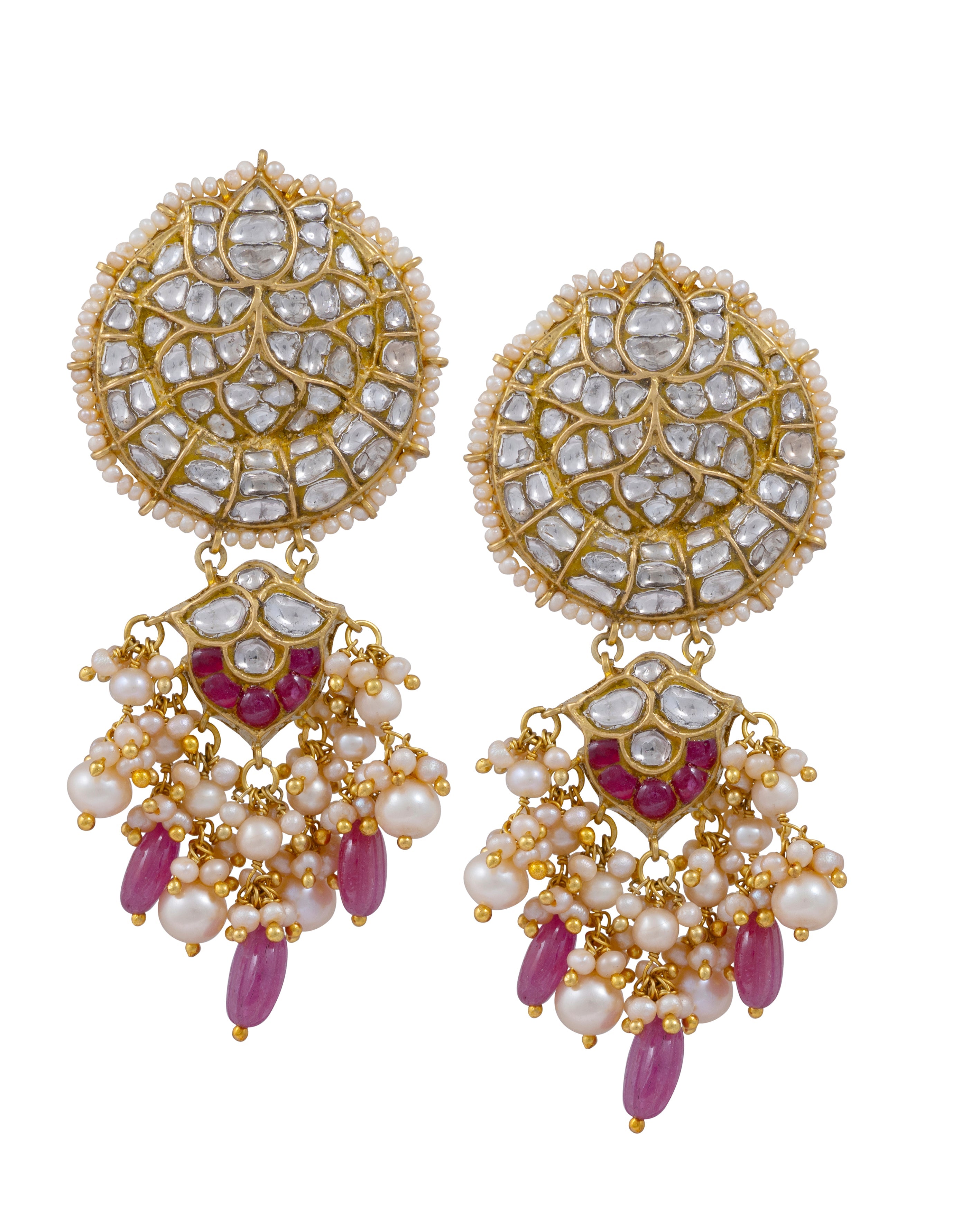 Sitri Polki Long Earrings