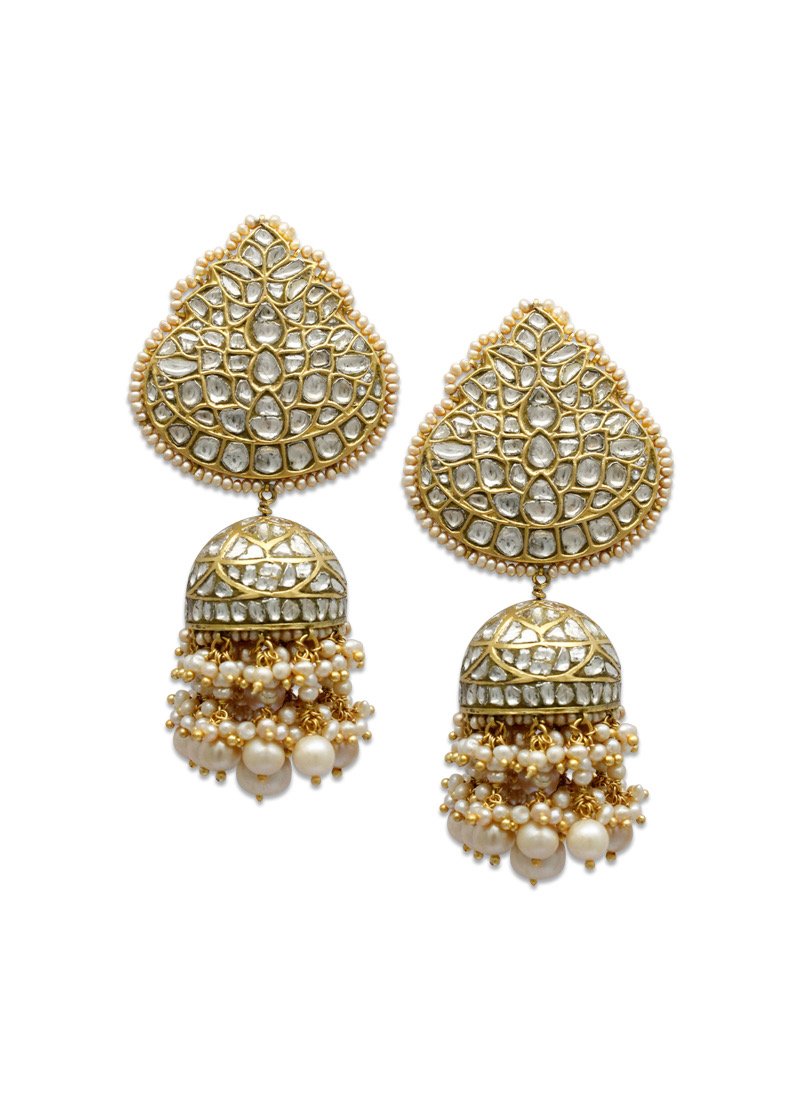 Panora Polki Jhumkas