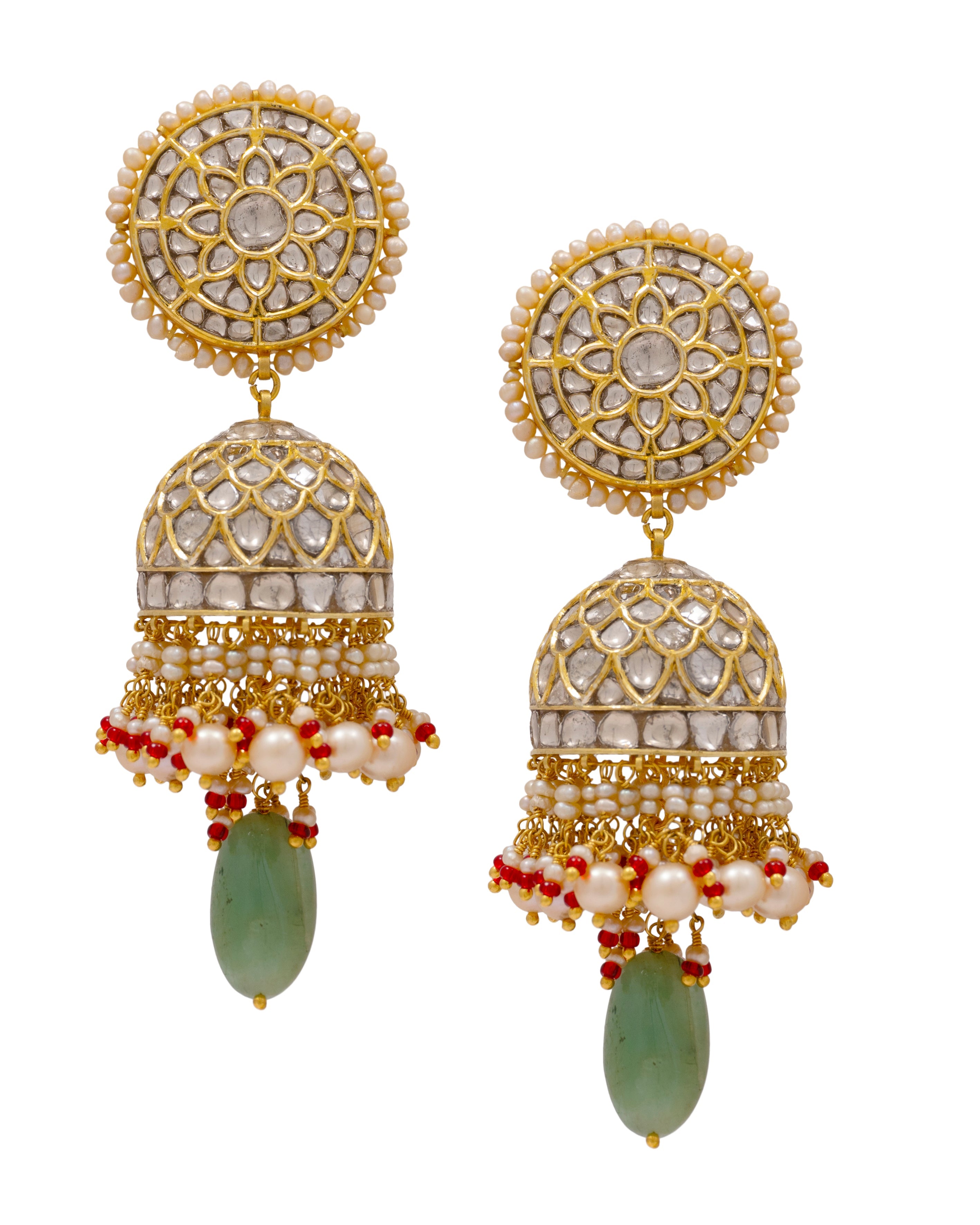 Naveeni Polki Jhumkas