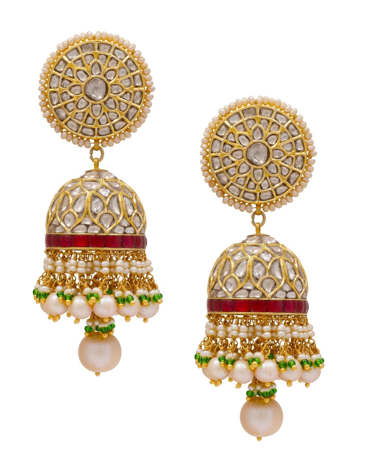 Anjali Polki Jhumkas