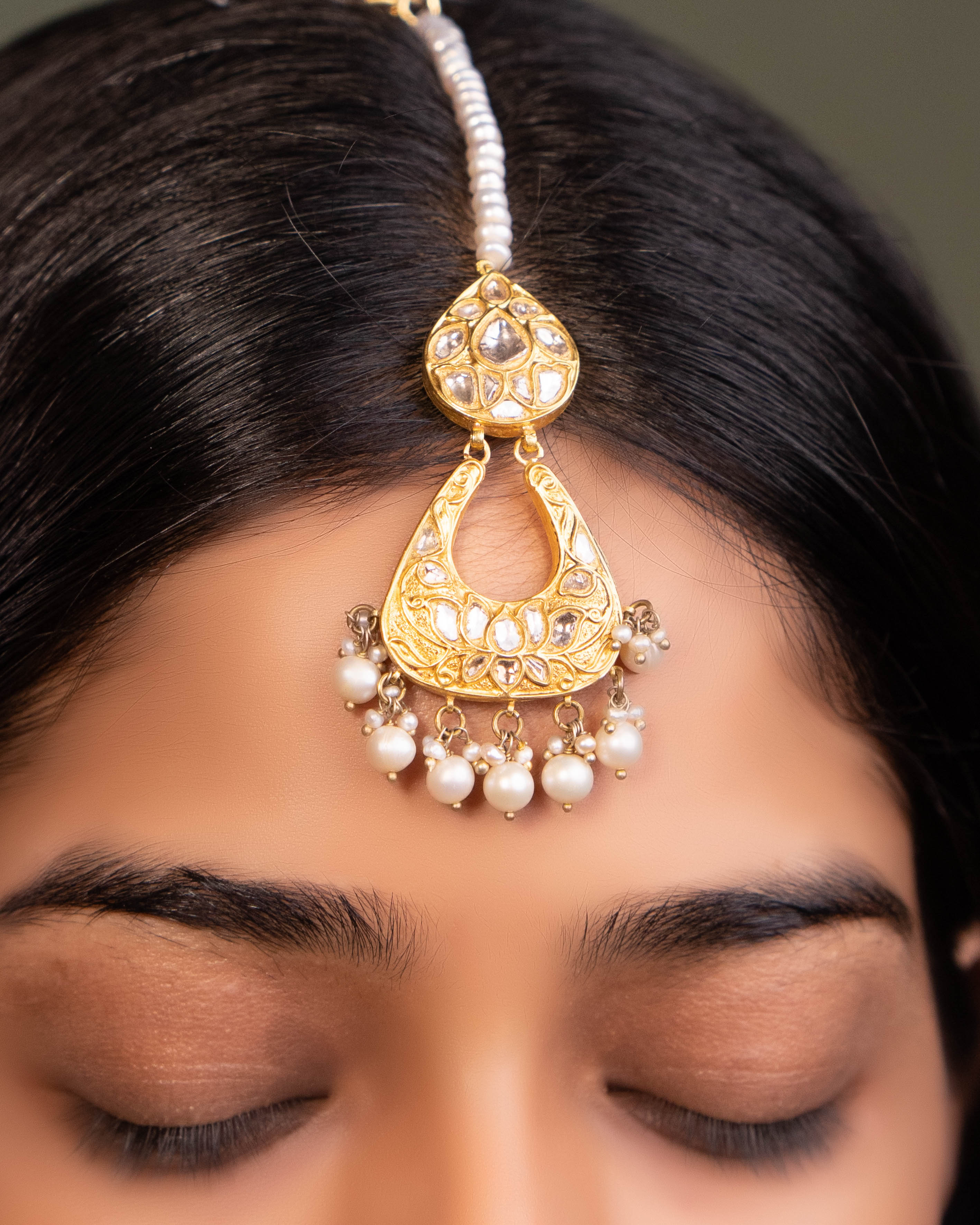 Nandita Polki Maangtika - NO ORDERS