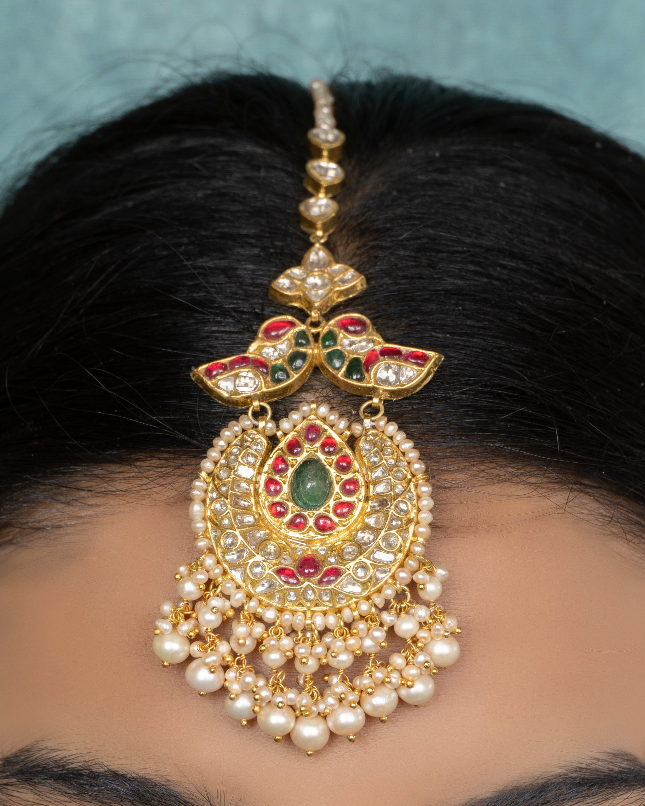 Hamira Polki Maangtikka