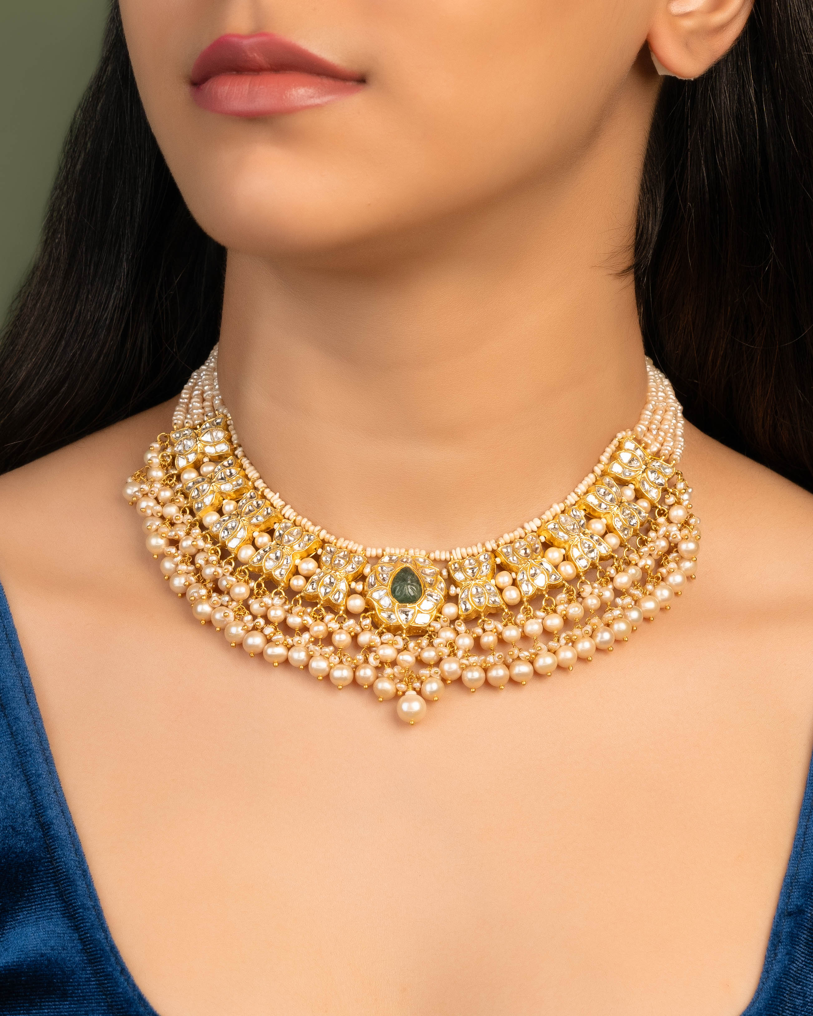 Laiba Polki Necklace