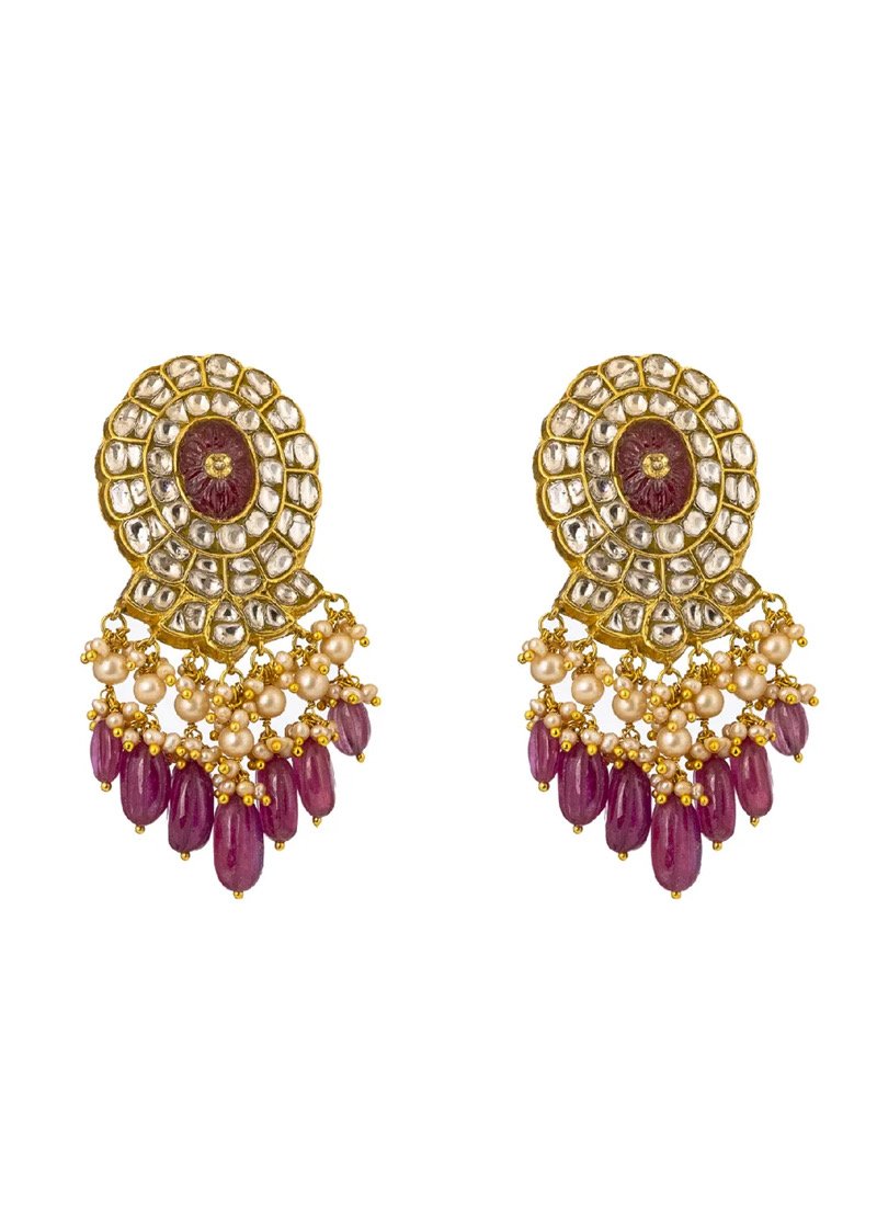 Supdeep Choker And Analita Tops Polki Set