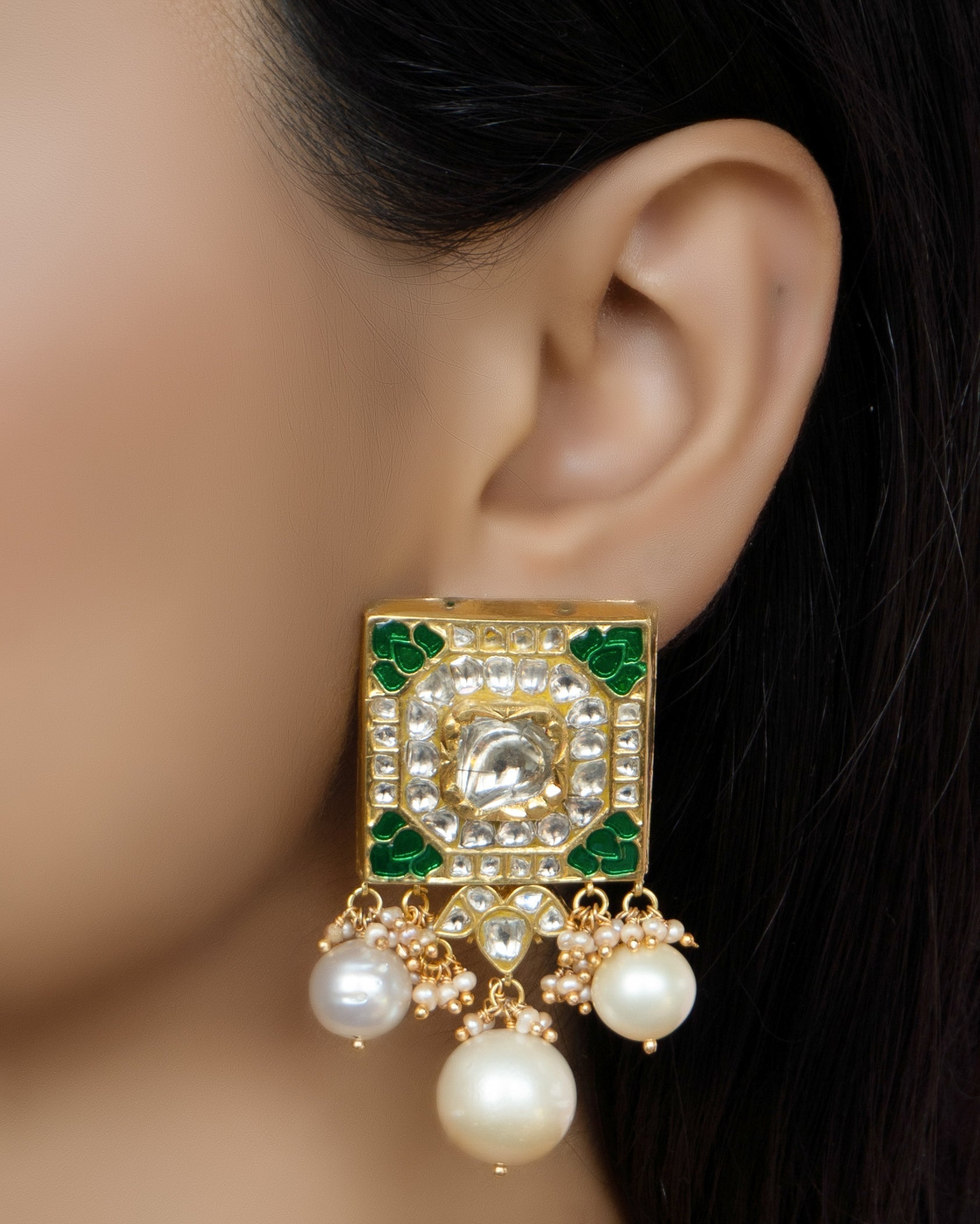 Devyani Choker and Sanjana Tops Polki Set