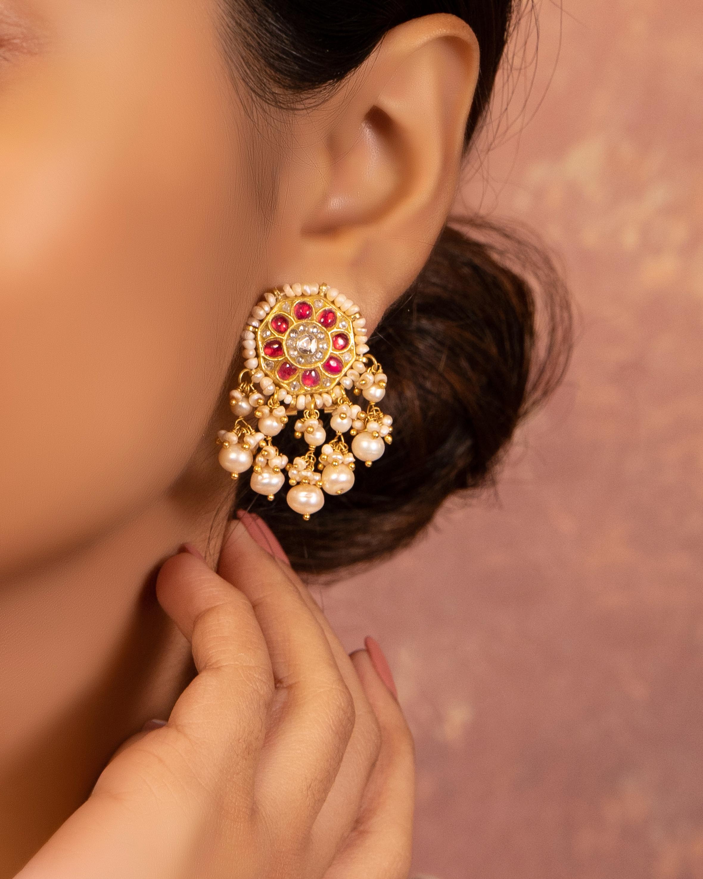 Shivani Choker And Kiana Tops Polki Set