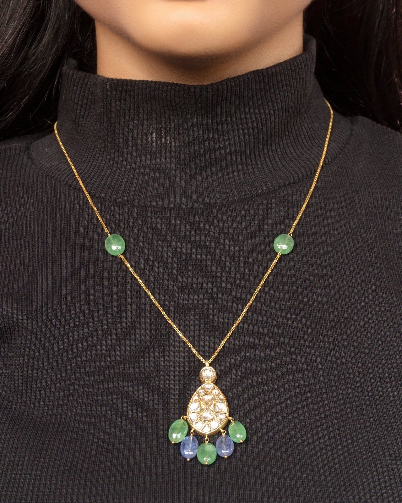 Tasha Polki Pendant - NO ORDERS