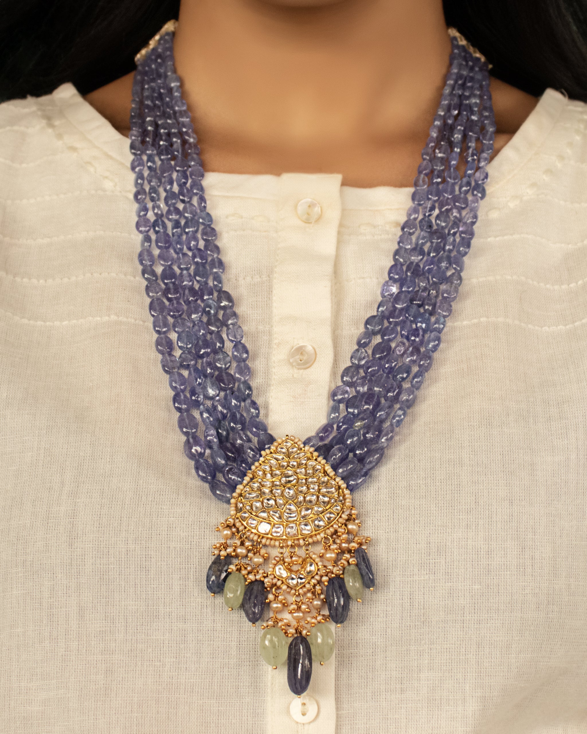 Fanita Polki Bead Pendant