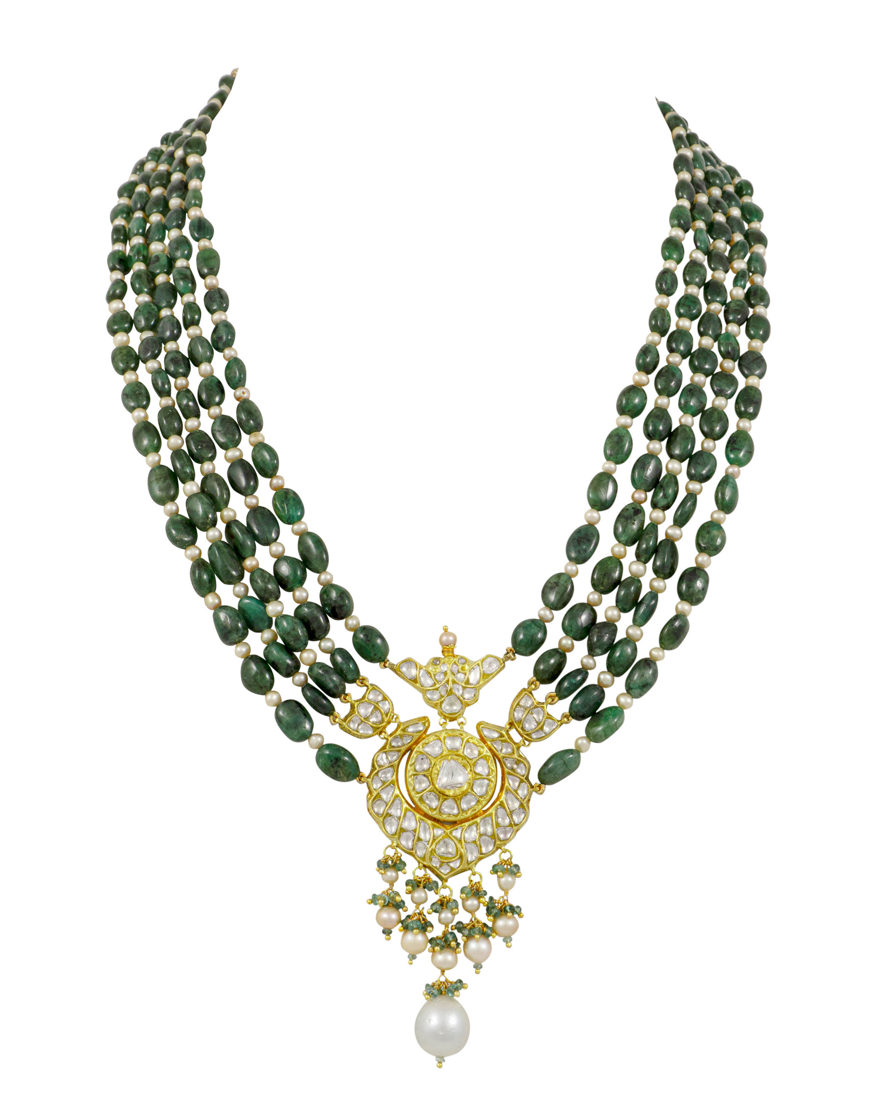 Francia Polki Bead Pendant