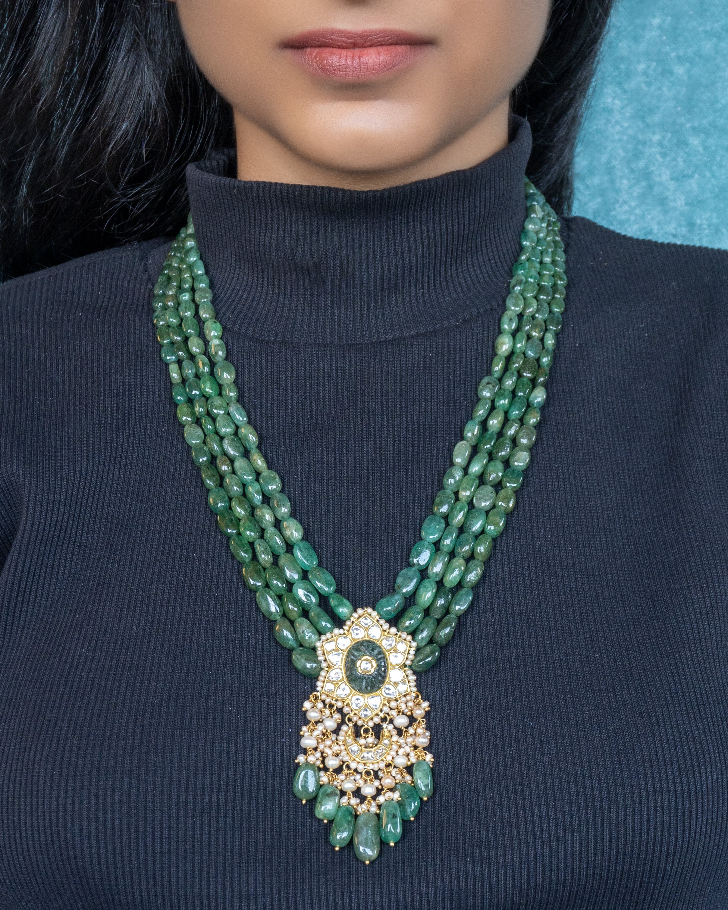 Neetu Polki Bead Pendant