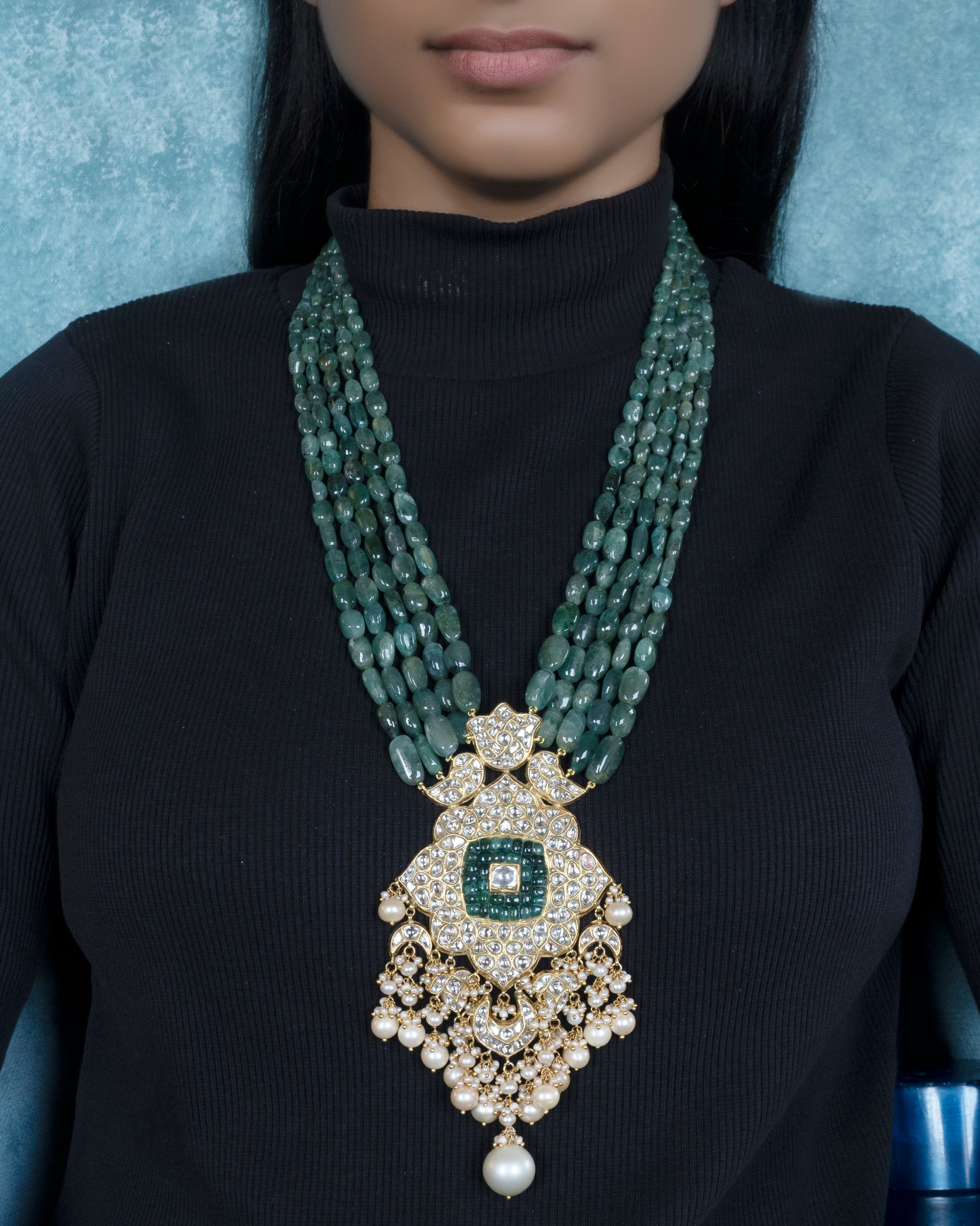 Bhavlil Polki Bead Pendant