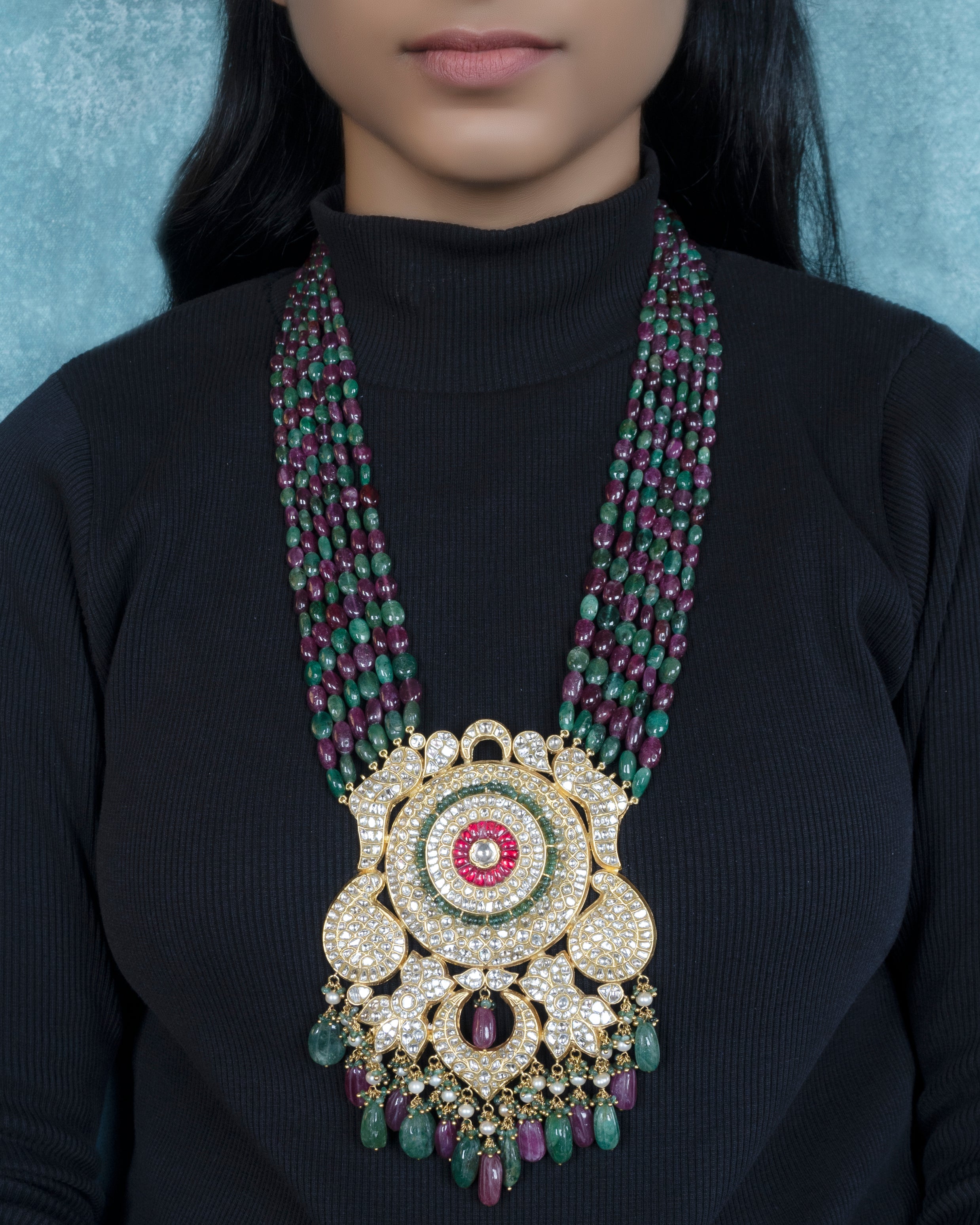 Ishita Polki Bead Pendant