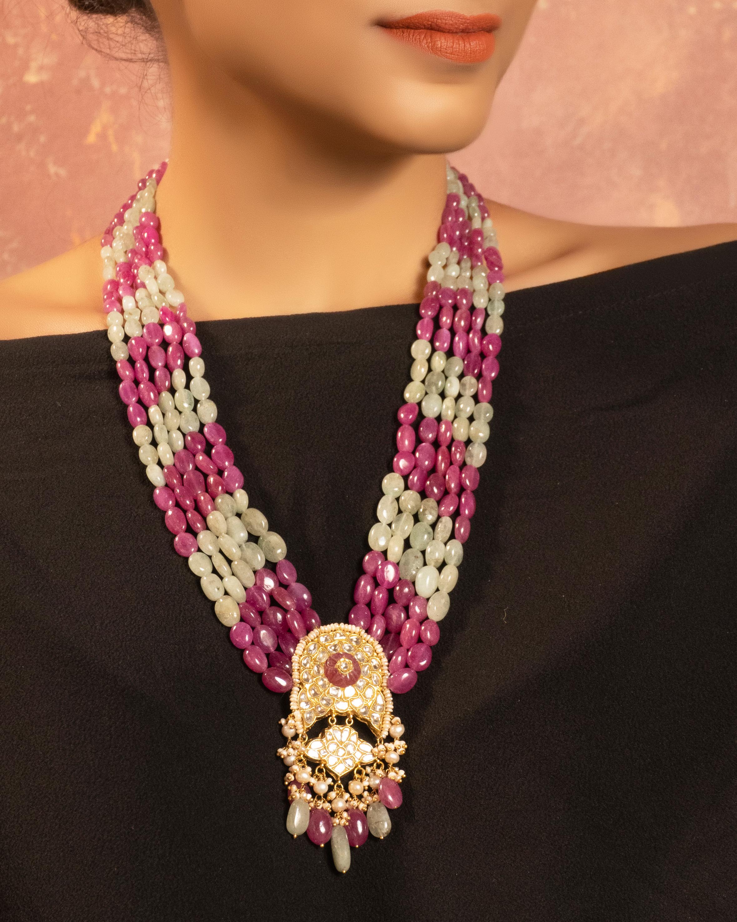 Alia Polki Bead Pendant