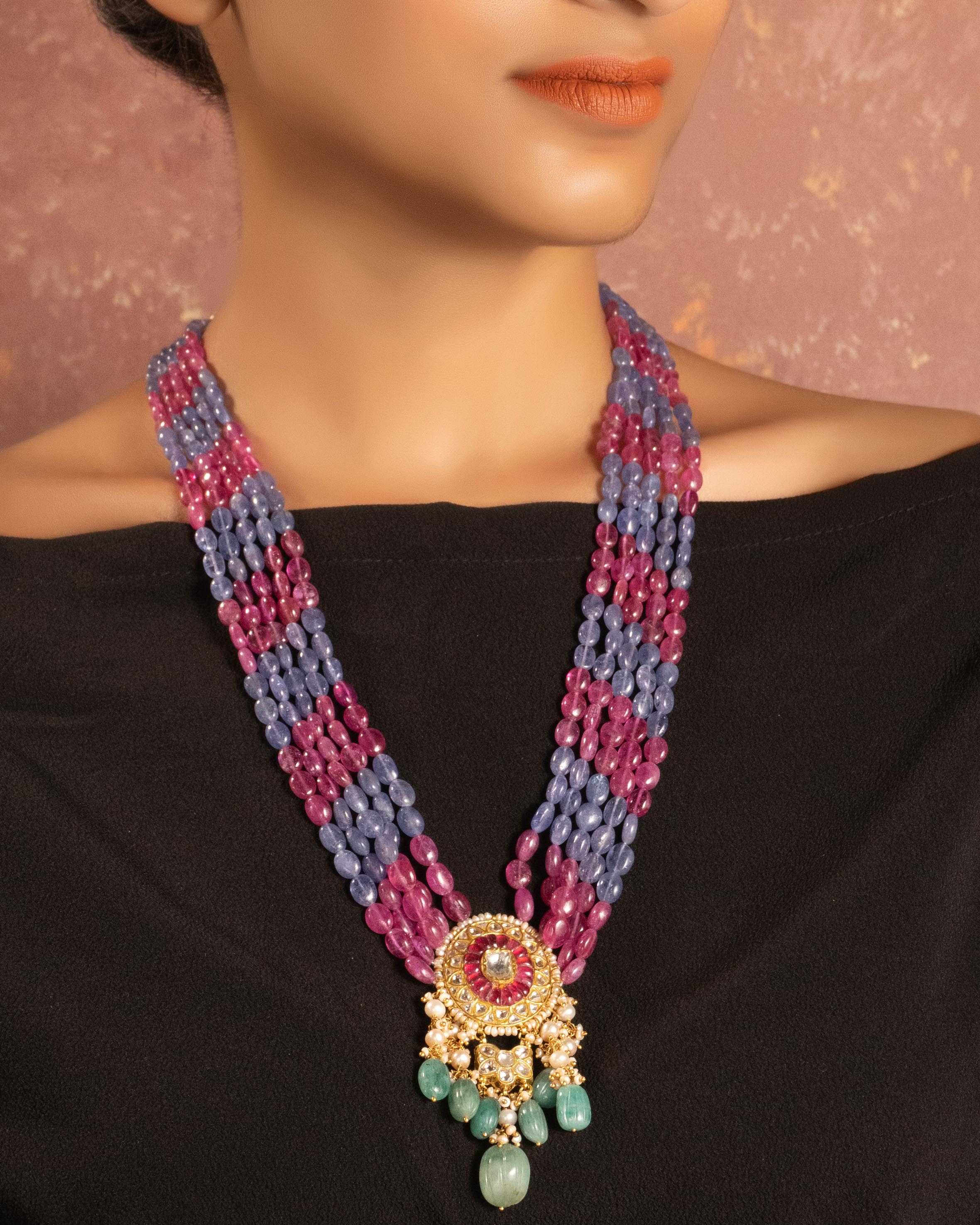 Katherine Polki Bead Pendant