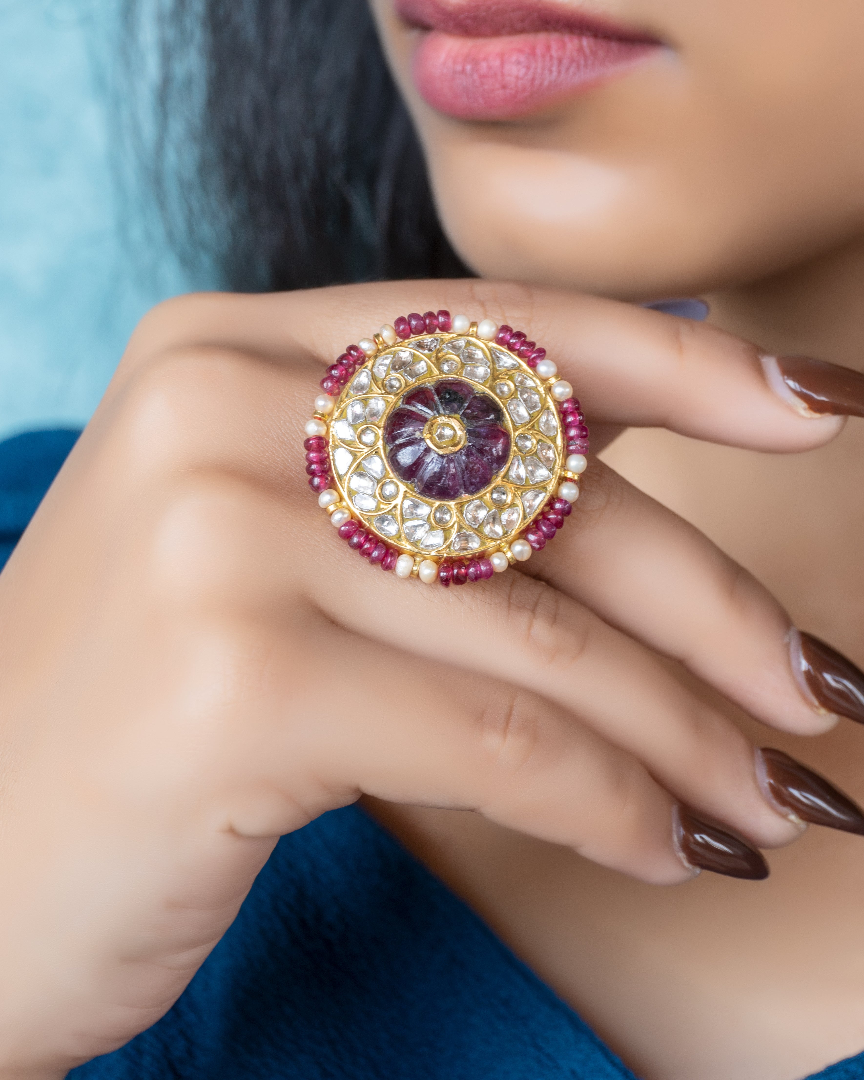 Shugandha Polki Ring